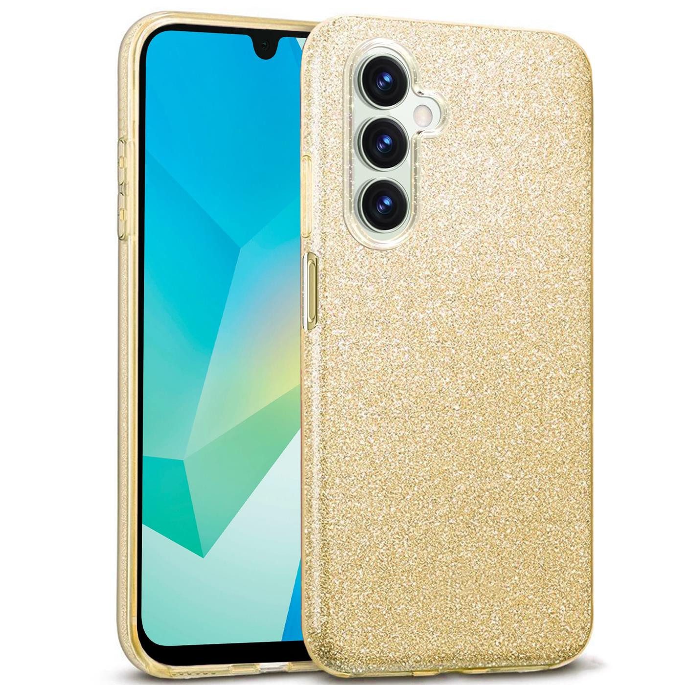CoolGadget Handyhülle Glitzer Glamour Hülle für Samsung Galaxy A16 5G 6,7 Zoll, Slim Case mit Glossy Effect Schutzhülle für Samsung A16 5G Hülle