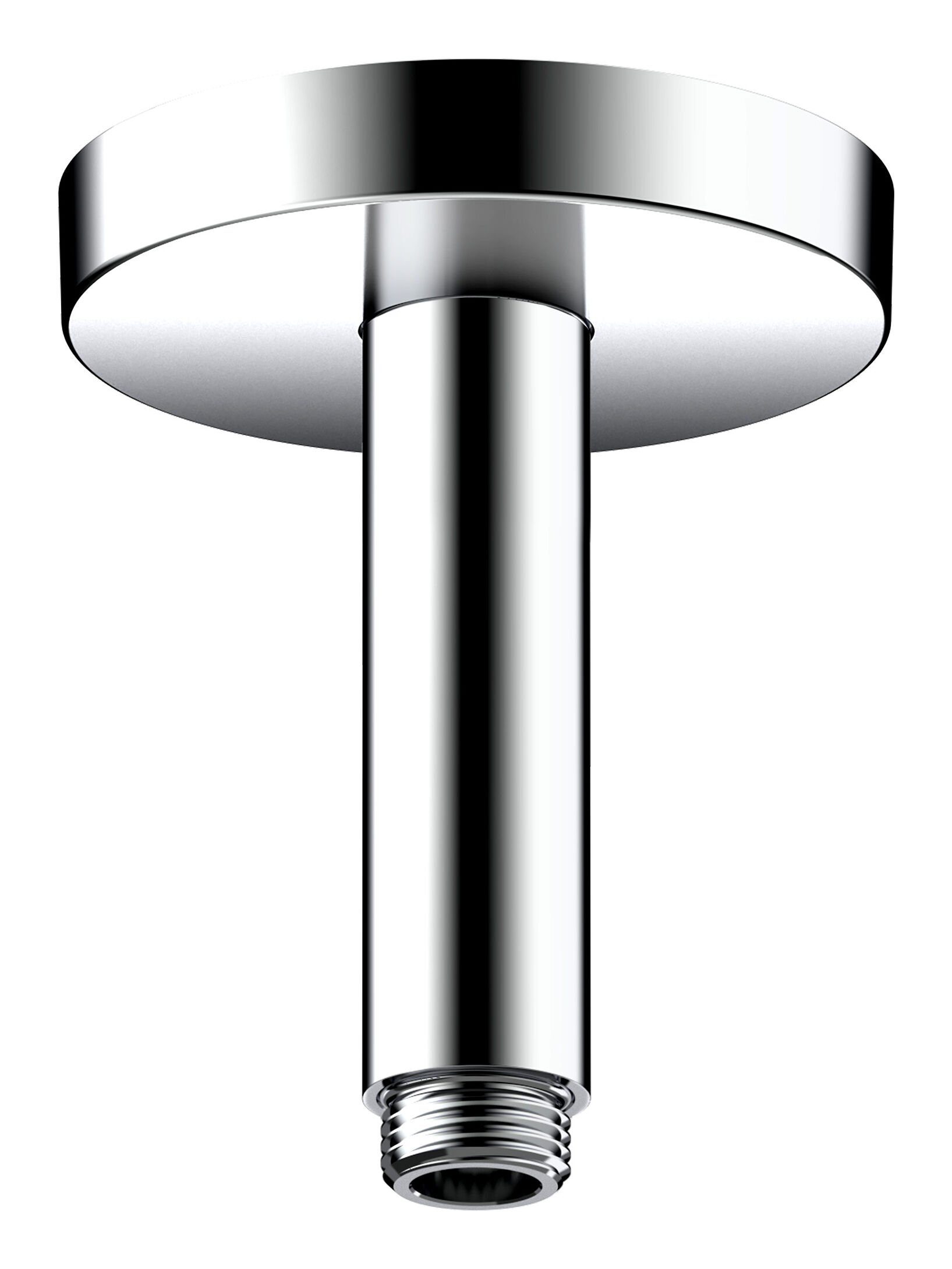 hansgrohe Deckenanschlussrohr Axor ShowerSolutions, Deckenanschluss 100 mm - Edelstahl Optic