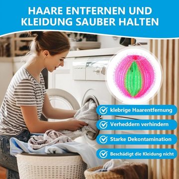 Rnemitery Wäschekugel Tierhaarentferner Waschmaschine,Fusselball für Waschmaschine 10 Stücke