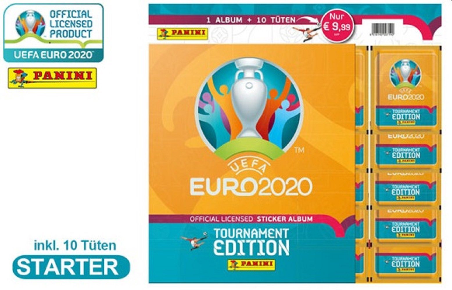 PANINI 2020 UEFA EURO 2020 Sticker Starter Album DEUTSCH NEU TOP 