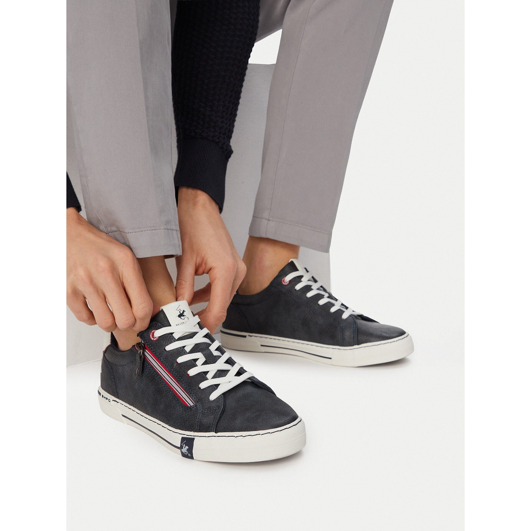 BEVERLY HILLS POLO CLUB Beverly Hills Polo Club Herren-Sneaker in Marineblau Sneaker