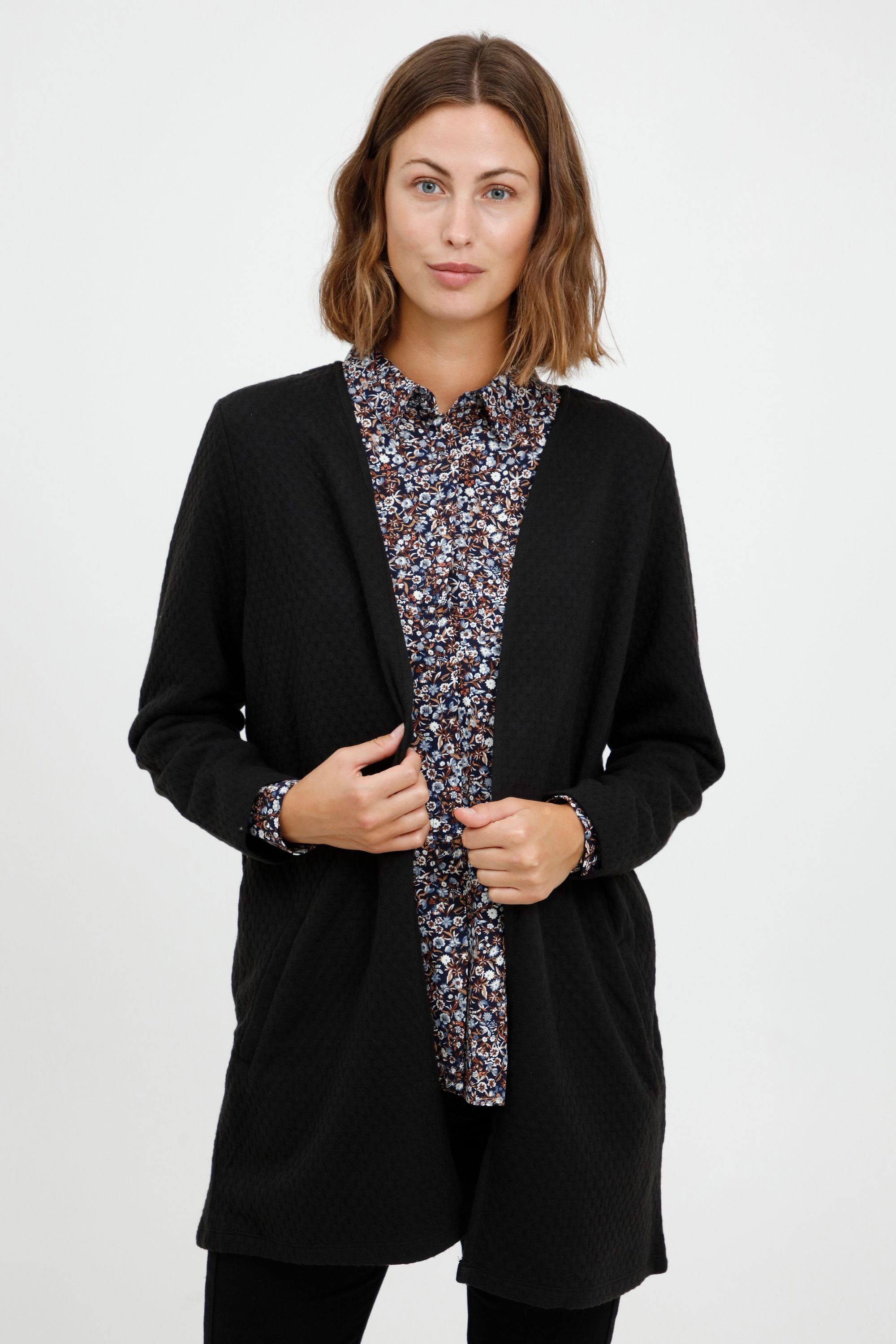 Fransa - FRCECARDI 3 fransa Black Cardigan Cardigan 20609758