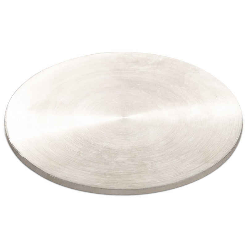 SO-TECH® Tischaufsatz Barkonsole schräg 21°, (1-St), Glasmontageplatte Ø 50 mm Edelstahloptik