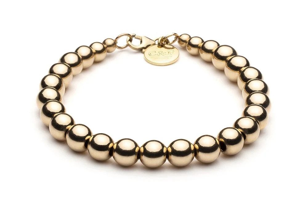 CLASSYANDFABULOUS Jewelry Armband Kugelarmband 10mm - 14k Gold filled günstig online kaufen