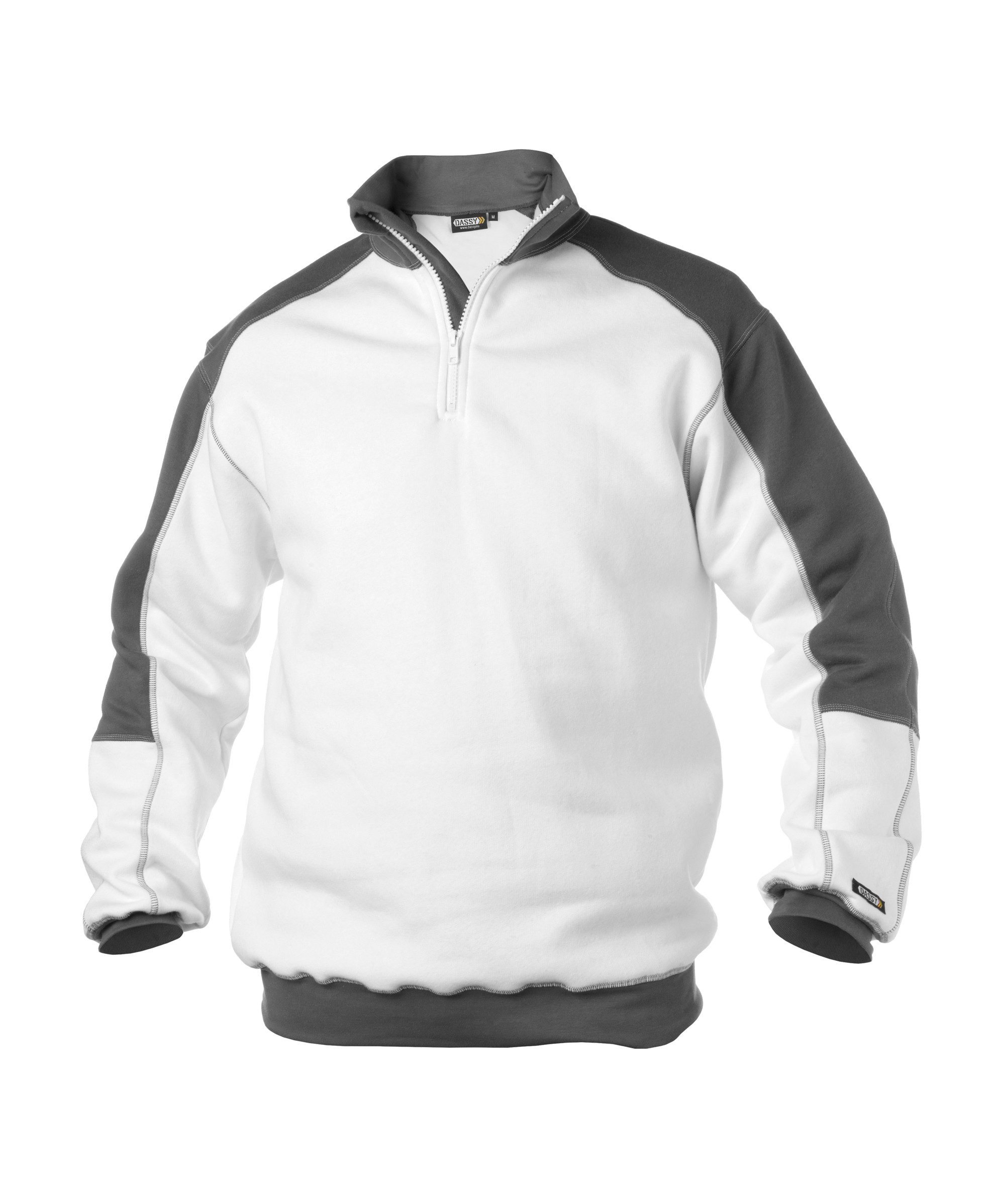 Sweatshirt Halfzip Basiel Zweifarbig