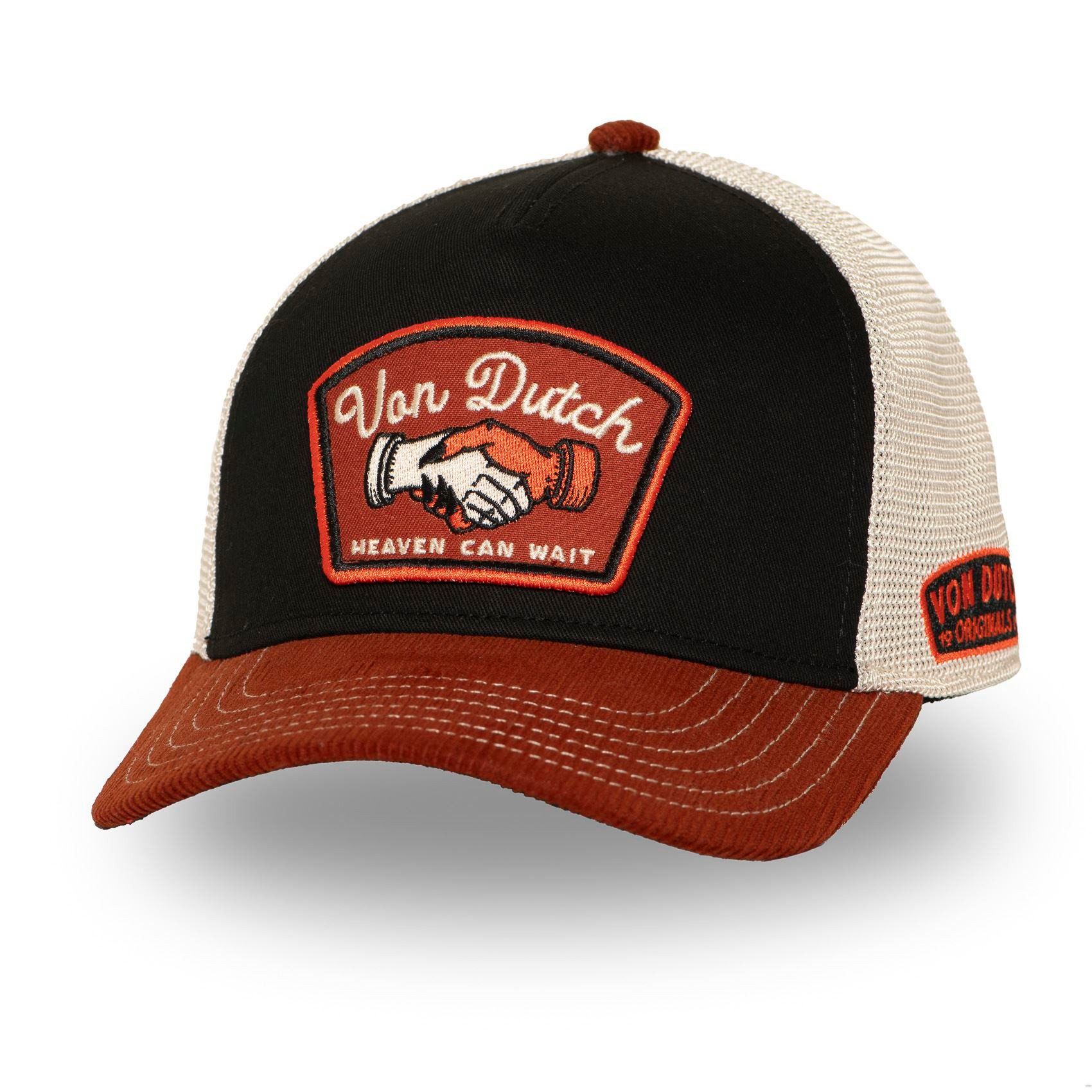 Von Dutch Trucker Cap Von Dutch Originals Semi-Curved Trucker Cap - DEVIL Rust (Basecap, Meshcap, Trucker Kappe)