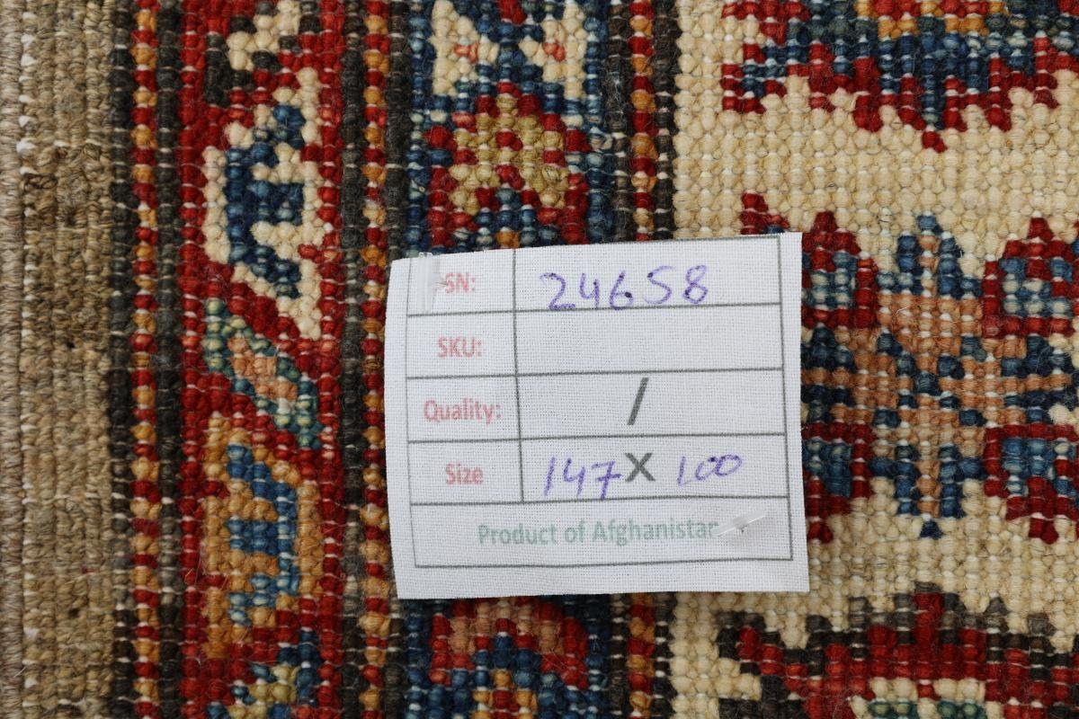 Orientteppich Handgeknüpfter Super mm Orientteppich, Trading, rechteckig, Höhe: 100x147 Nain 5 Kazak