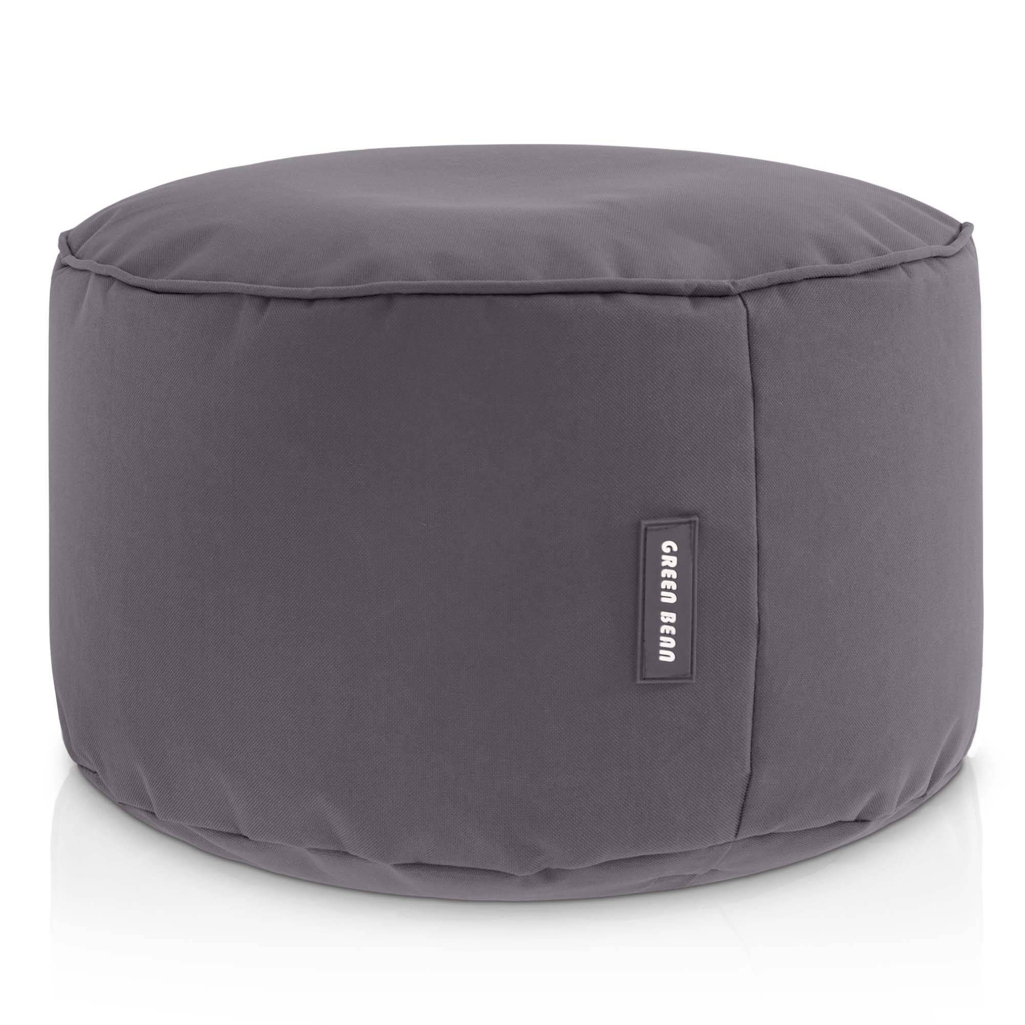Green Bean Pouf Sitzsack-Hocker Pouf Stay 45x25cm (Sitzsack-Hocker 45x25cm mit EPS-Perlen Füllung -, Fußhocker Fußkissen Sitz-Pouf für Sitzsäcke), die ideale Ergänzung zum Sitzsack