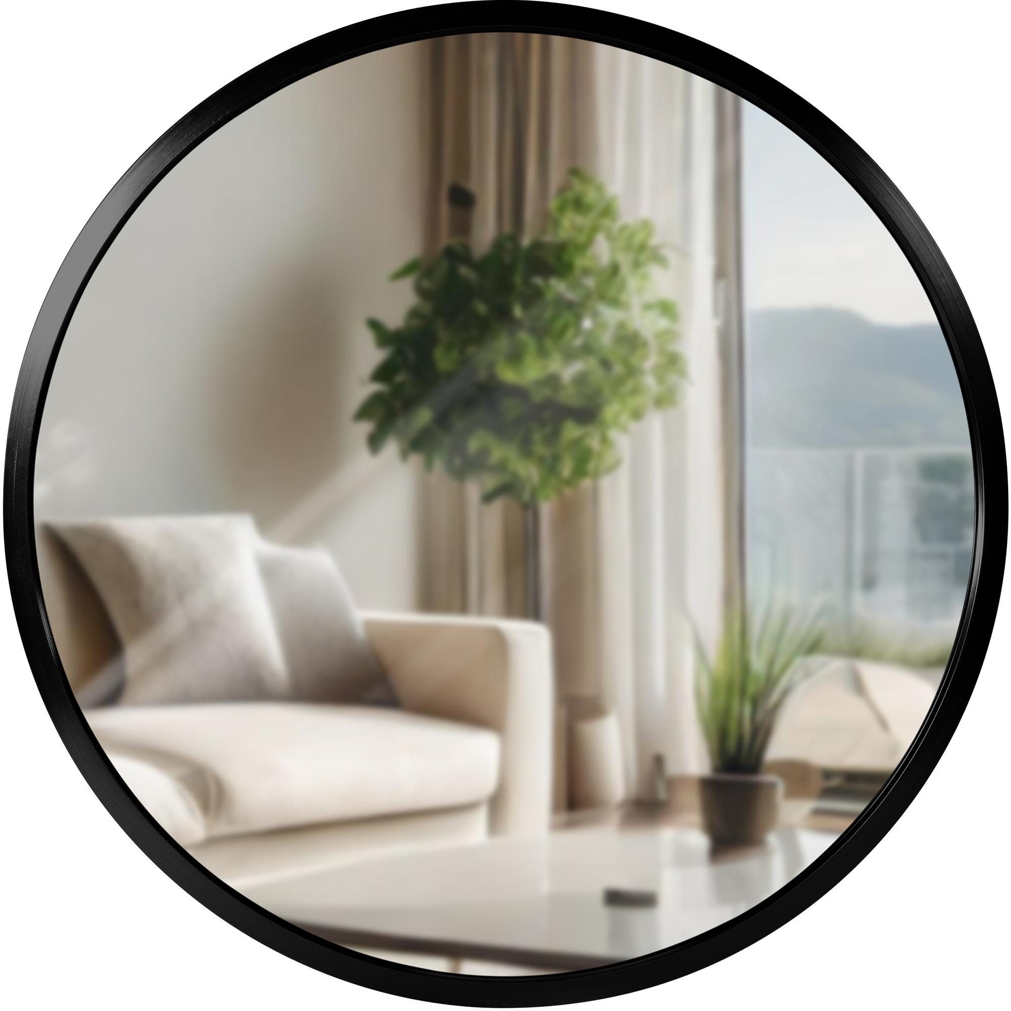 CLP Wandspiegel Elsie, Rund, Modern, 30 / 45 / 60 / 80 cm Metallrahmen günstig online kaufen