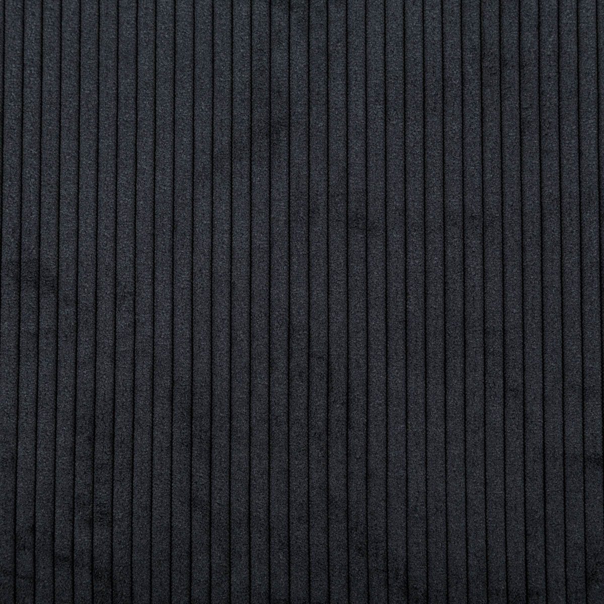 SCHÖNER LEBEN. Stoff Cord Polsterstoff Meterware mit Fleckschutz Capri uni schwarz 145cm, beschichtet,pflegeleicht