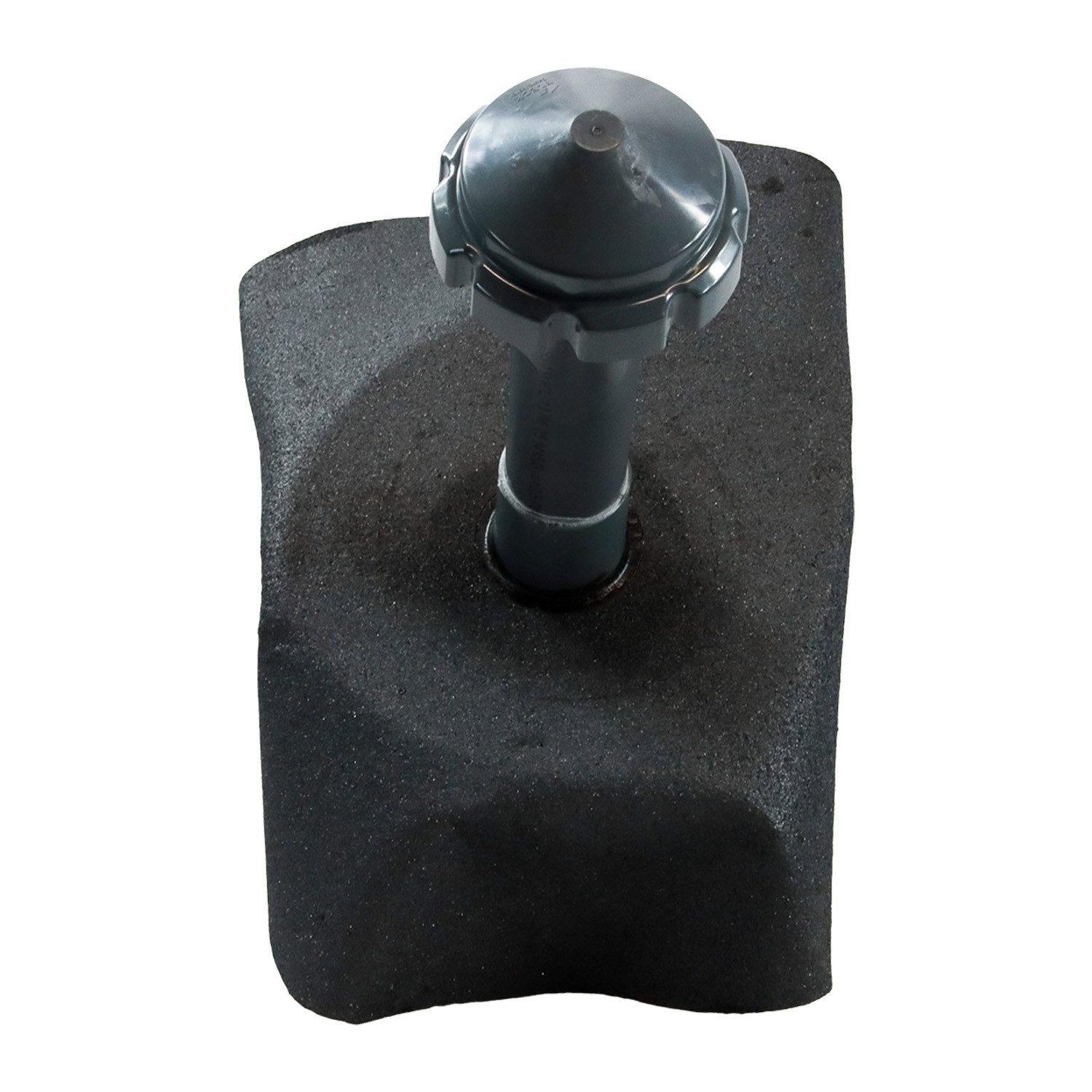 FLECK Dachdurchführung FLECK Flachdach-Sanitärlüfter mit Flansch aus Bitumen DN50, Bitumen, Ø 5 cm