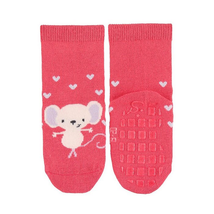 Sterntaler® Socken ABS-Söckchen DP Maus+Herzen Socken
