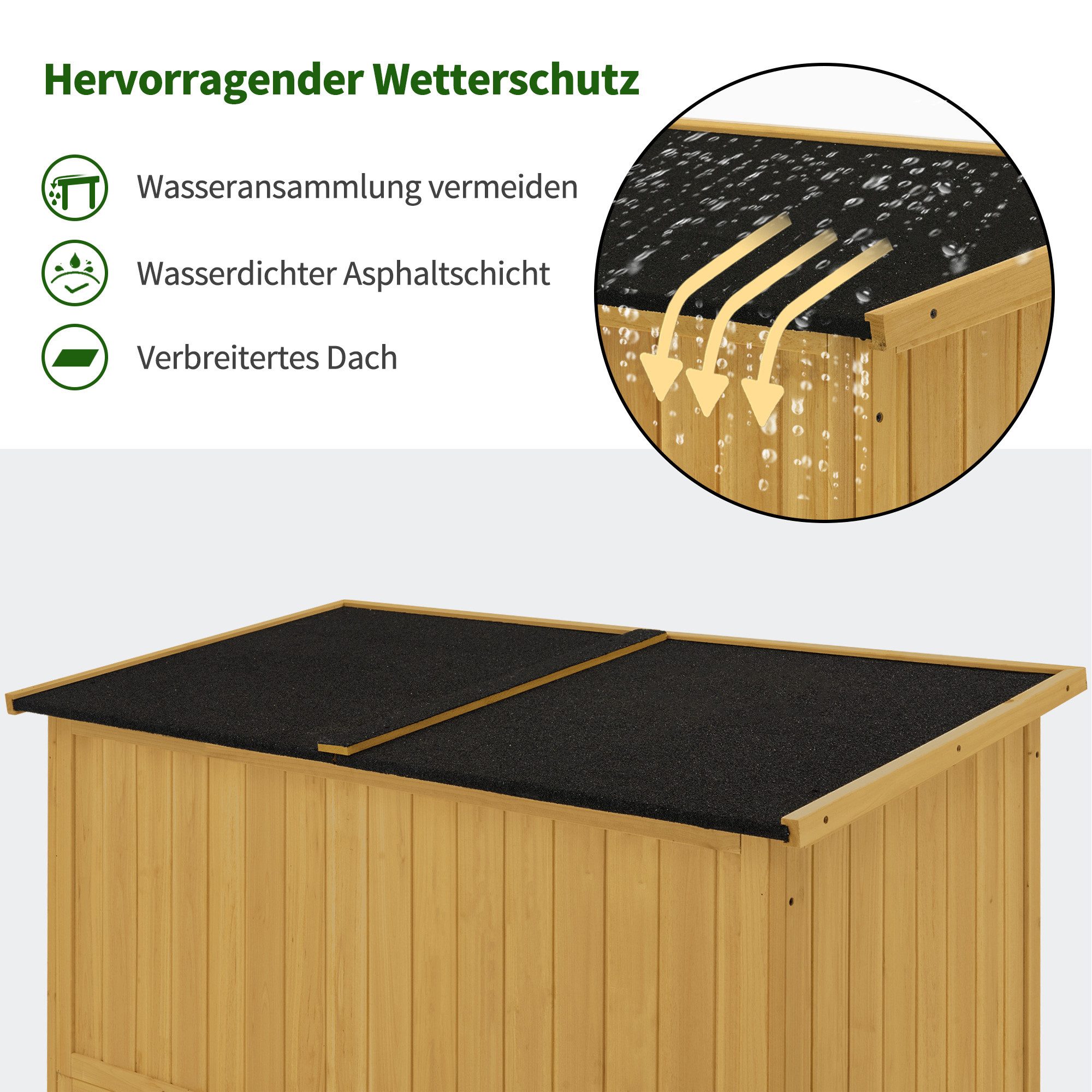 MCombo Gerätehaus M MCombo Gartenhaus H...