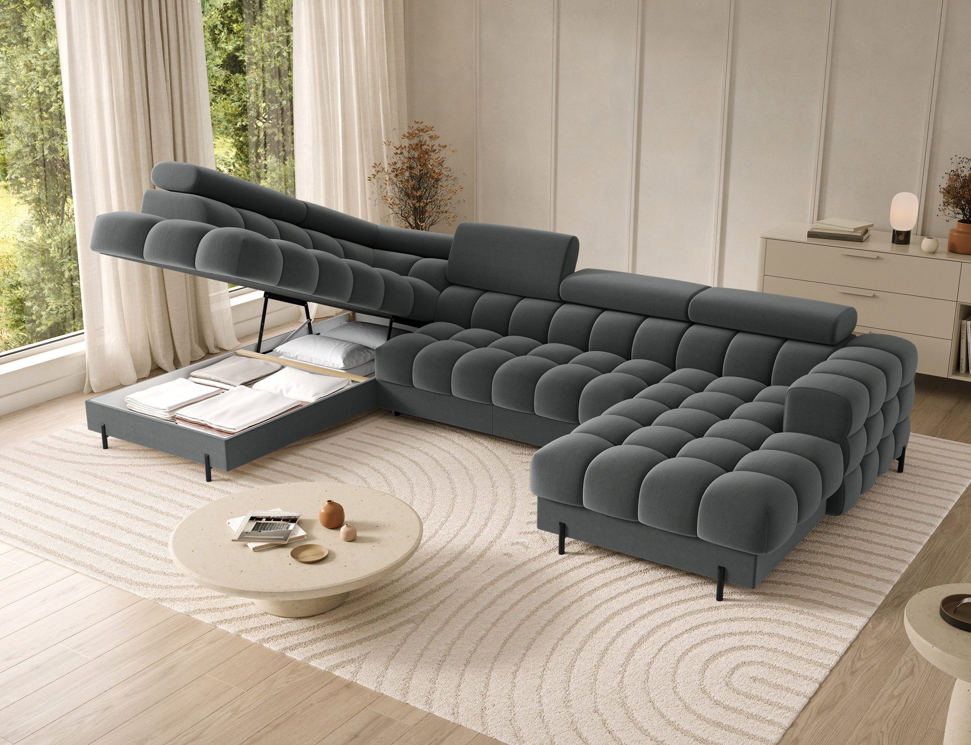 Lukas Möbel Wohnlandschaft Deisgner XXL-Sofa in günstig online kaufen