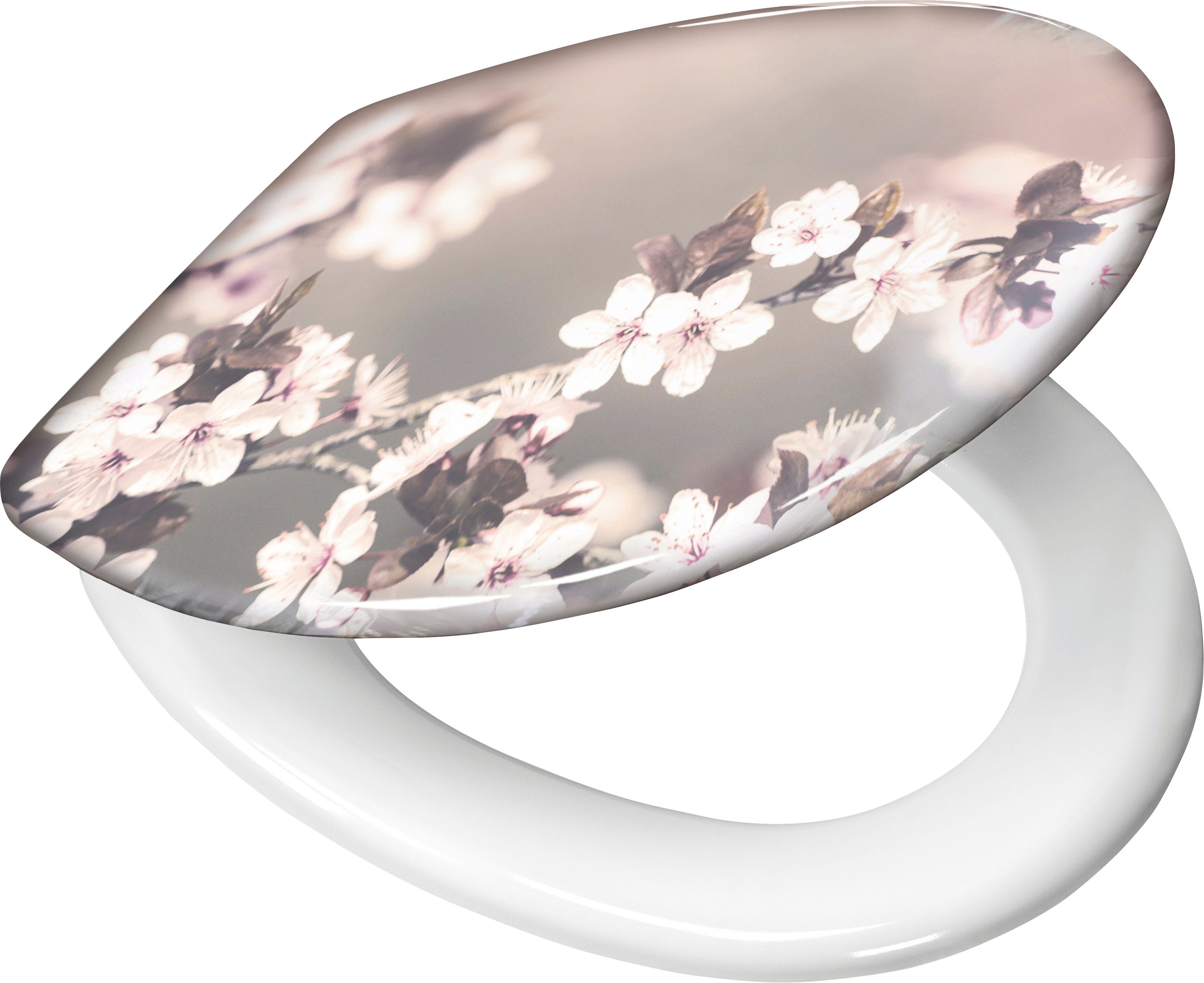 Kleine Wolke WC-Sitz Blossom (1-St), Hübscher WC-Sitz aus Duroplast günstig online kaufen