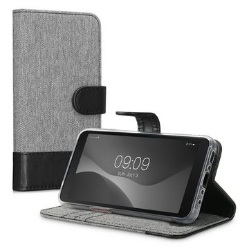 kwmobile Handyhülle Wallet Case für Samsung Galaxy Xcover 5, Hülle mit Ständer - Handyhülle Kartenfächer