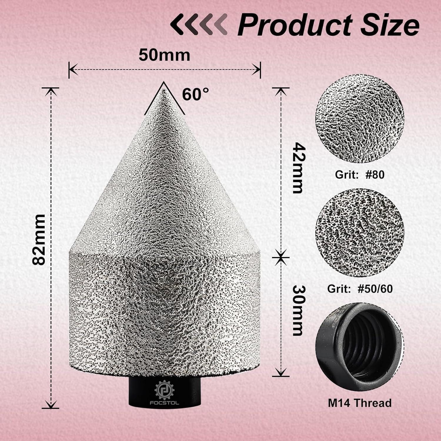 LuxusKollektion Fräsbohrer Fasenbohrer Diamant 50mm M14