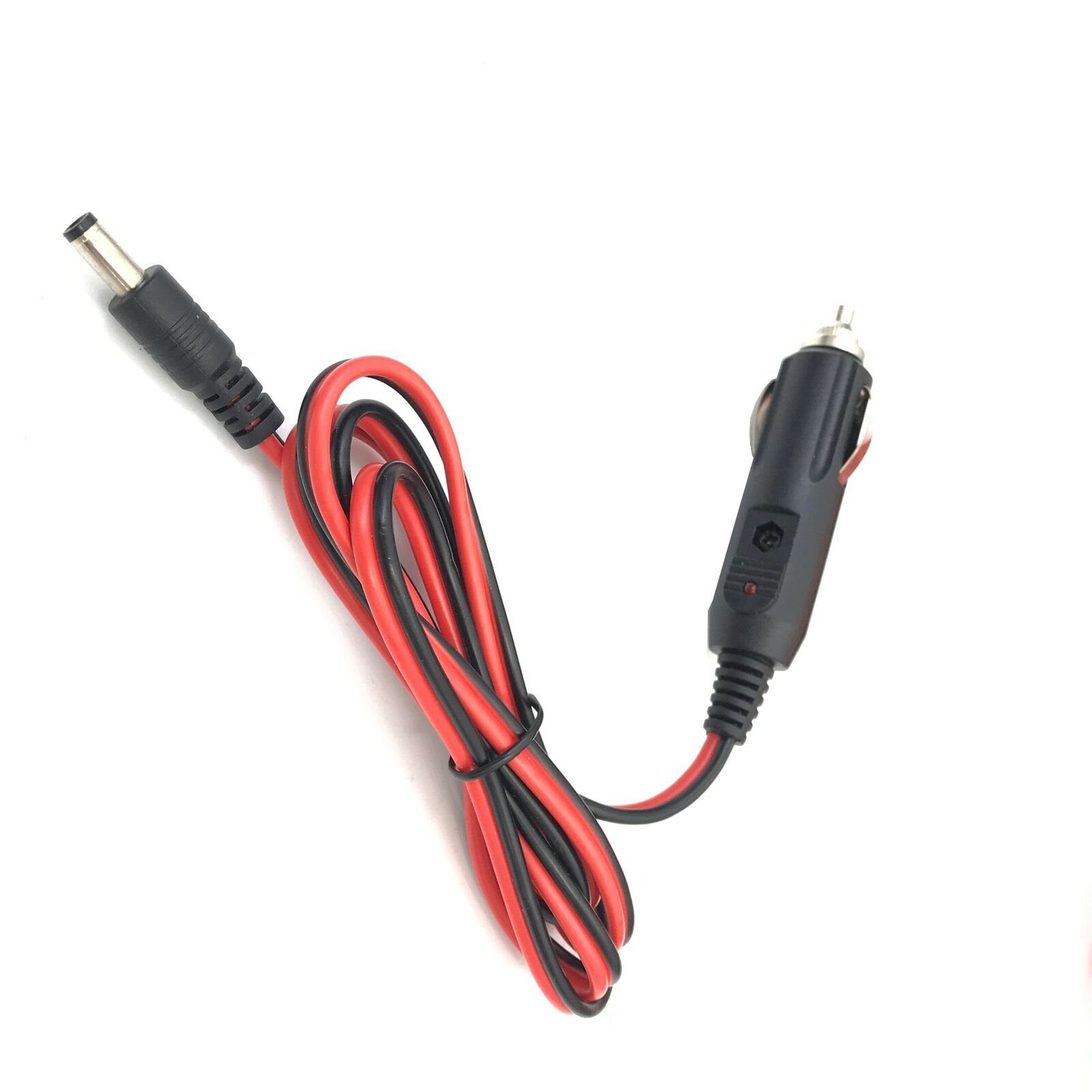Bolwins H37 KFZ Auto Adapter 12V 5A Stecker 5,5X2,1mm Zigarettenanzünder Kabel Netzkabel, Hohlstecker 5,5 x 2,1 mm, KFZ-Zigarettenanzünder Stecker, DC Hohlbuchse 5,5 x 2,1 mm (120 cm), LED-Betriebsanzeige, integrierte Sicherung, Überspannungsschutz