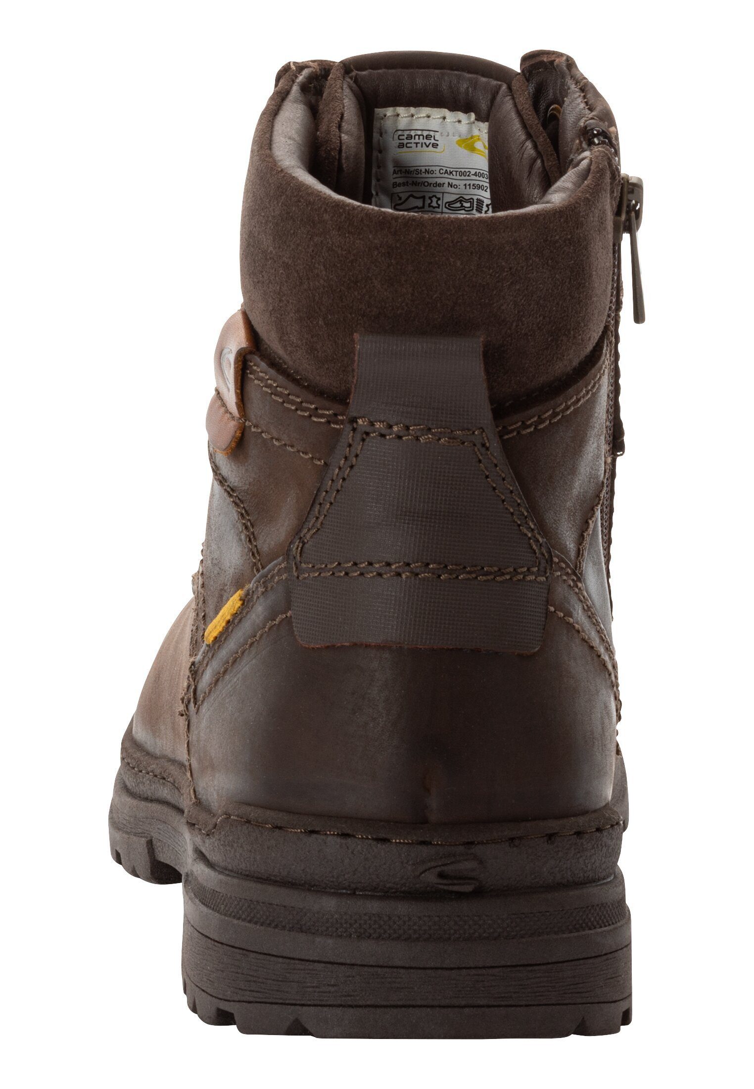 camel active aus Rindsleder Schnürschuh