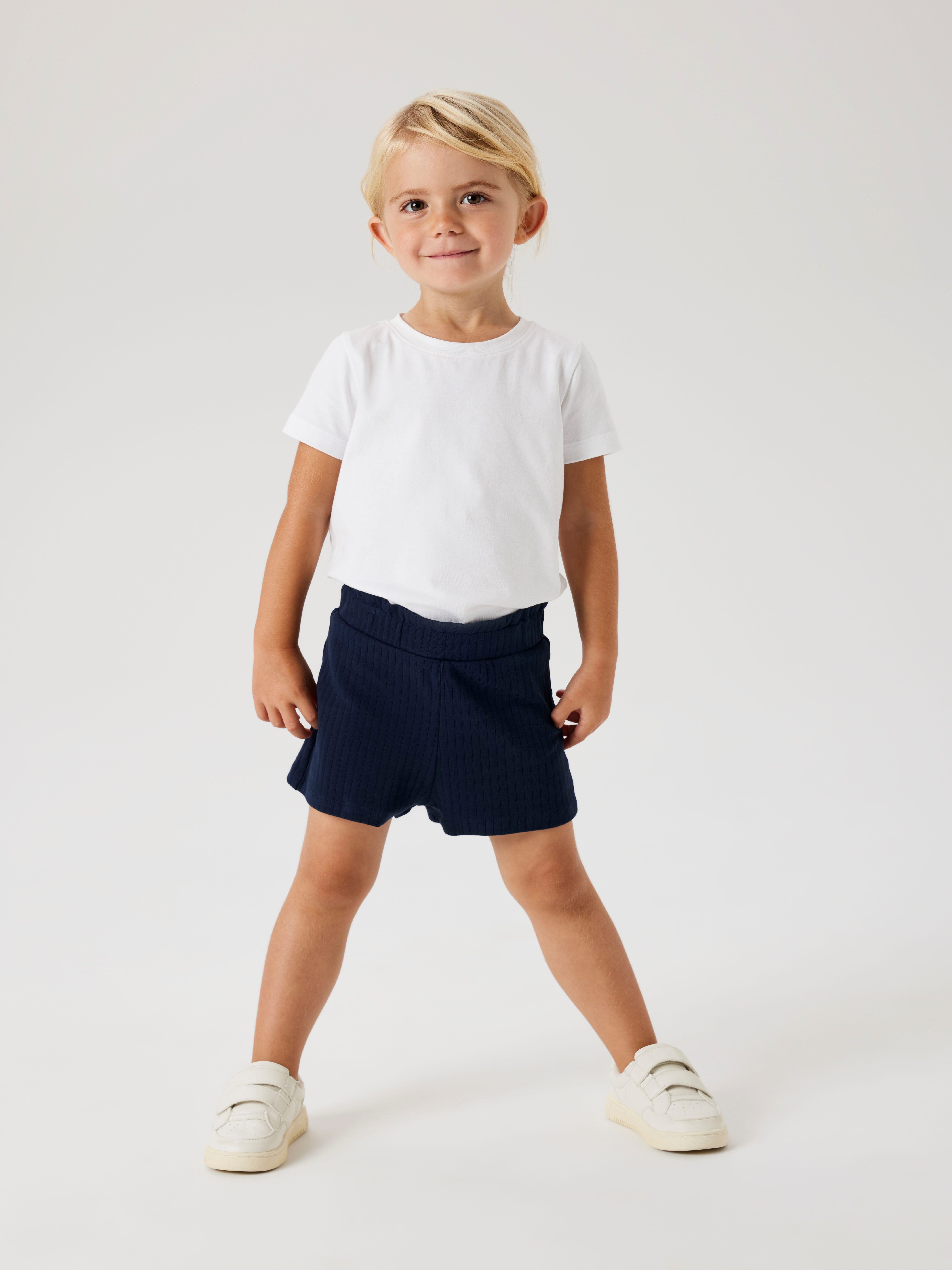 Name It Shorts NMFSURAJALI SHORTS NOOS Baumwollmischung, Paperbag Bündchen, innen verstellbar, Stretch