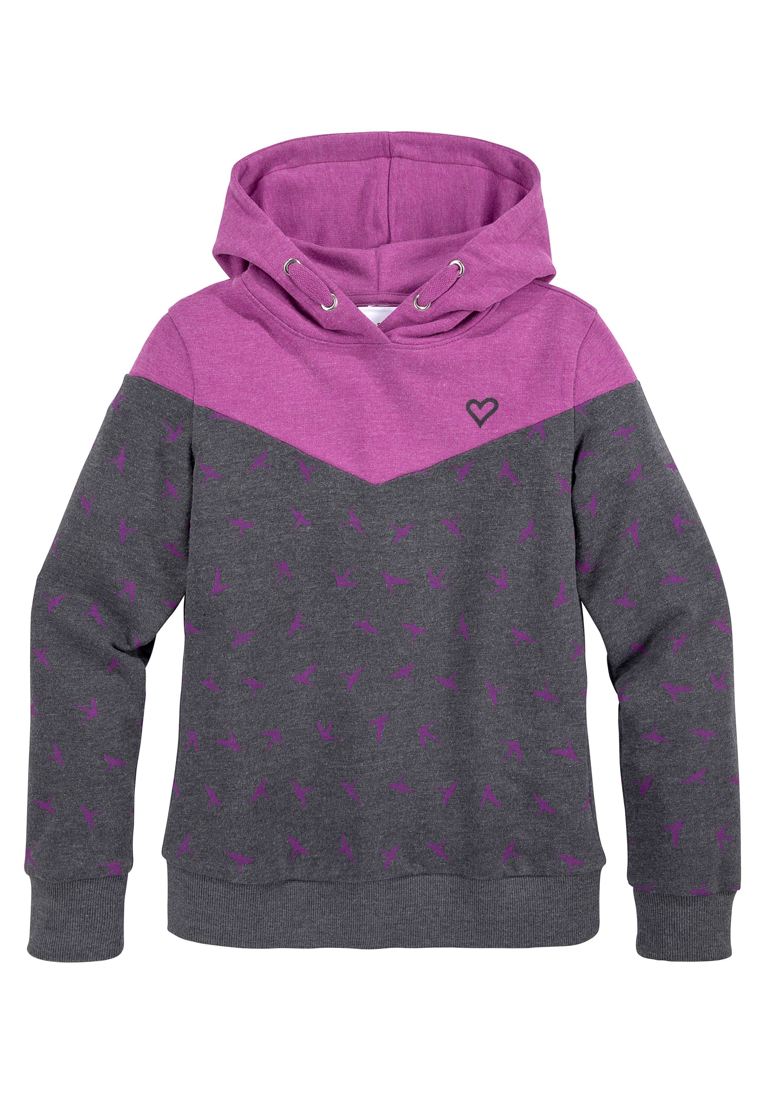 & Kickin für Alife Kids. süßem NEUE Druck Alife allover mit & Kickin MARKE! Kapuzensweatshirt