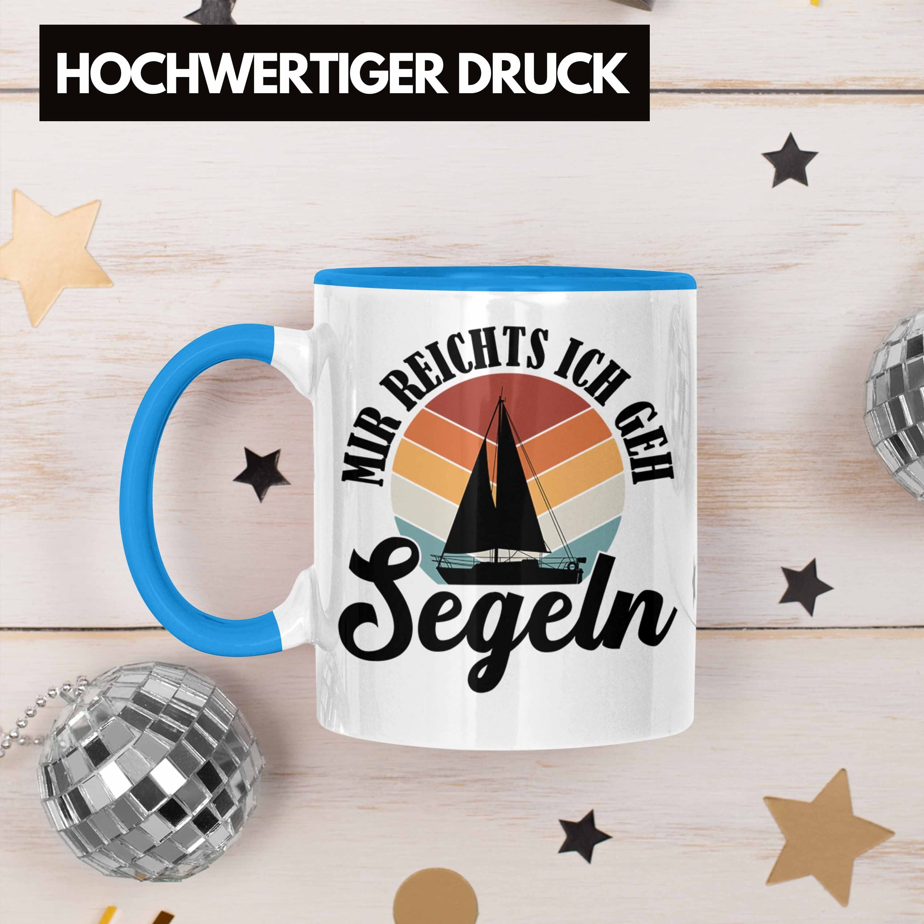 Trendation Segeln Ich Katamaran Mir Geschenkidee Geh Männer - Geschenk Segelboot Frauen Reichts Tasse Blau Segler Trendation Tasse