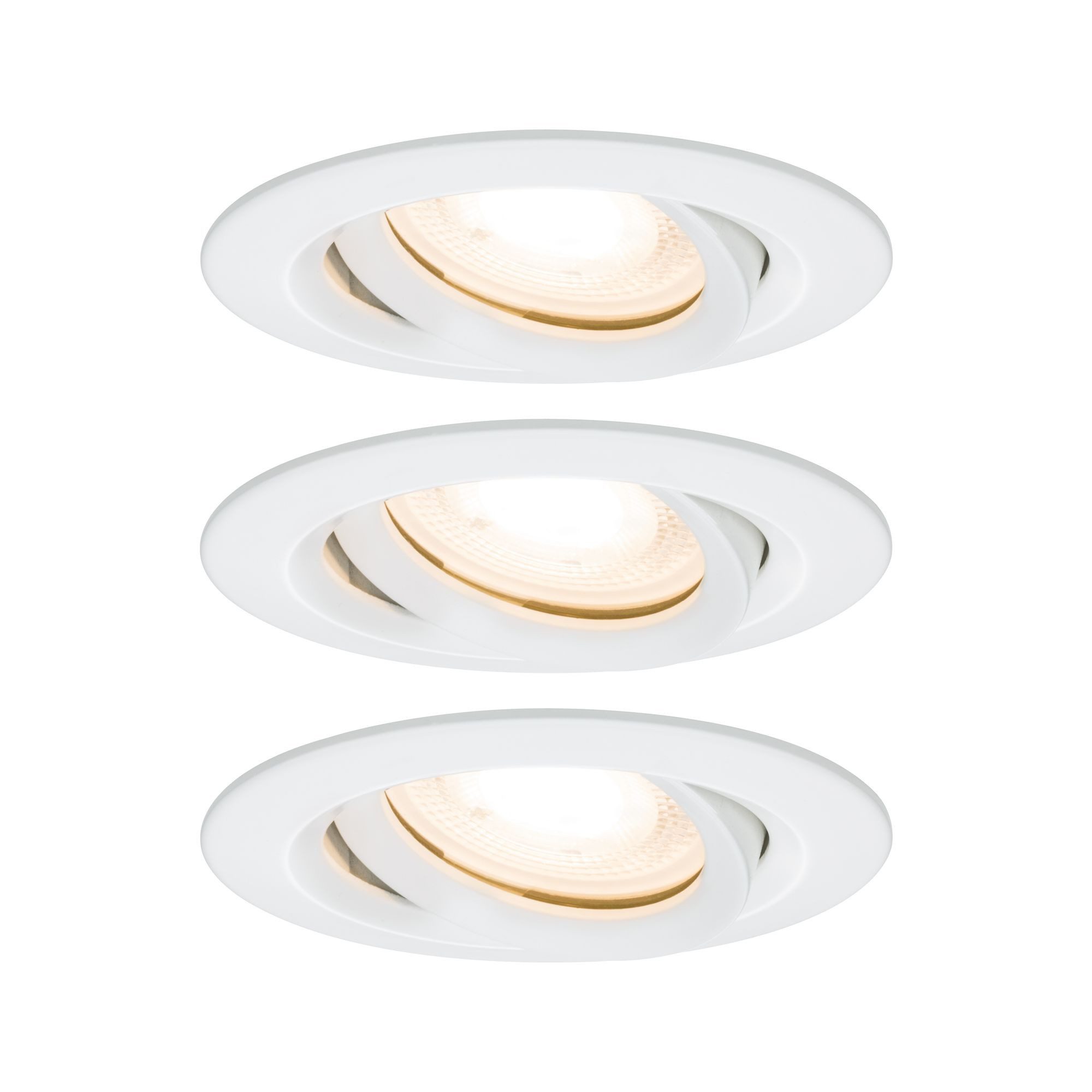 Paulmann LED Einbaustrahler 92898, im Lieferumfang enthalten, Aluminium