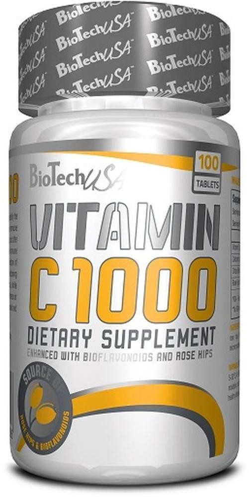 Biotech USA BioTech Vitamin C 1000 - 100 Tabl. Tabletten, 100 St.