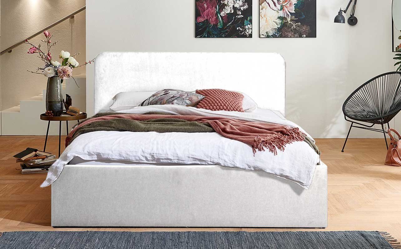 Halmon Schlafkomfort Betten Polsterbett Mailand (Mit Stauraum unter der Lie günstig online kaufen