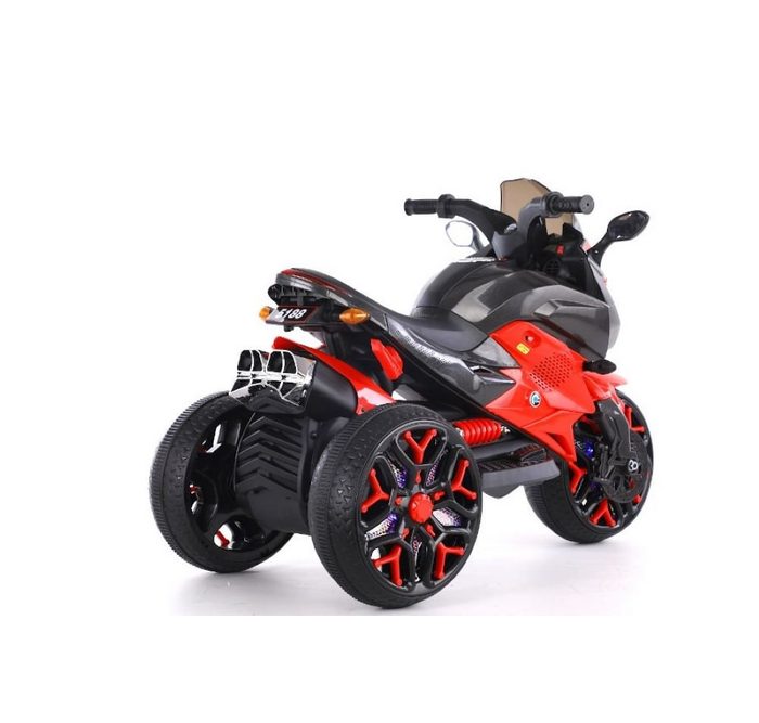 ES-Toys Elektro-Kindermotorrad Kinder Elektromotorrad Dreirad 5118 Belastbarkeit 30 kg Scheinwerfer Batterieanzeige Mp3 USB CB11592