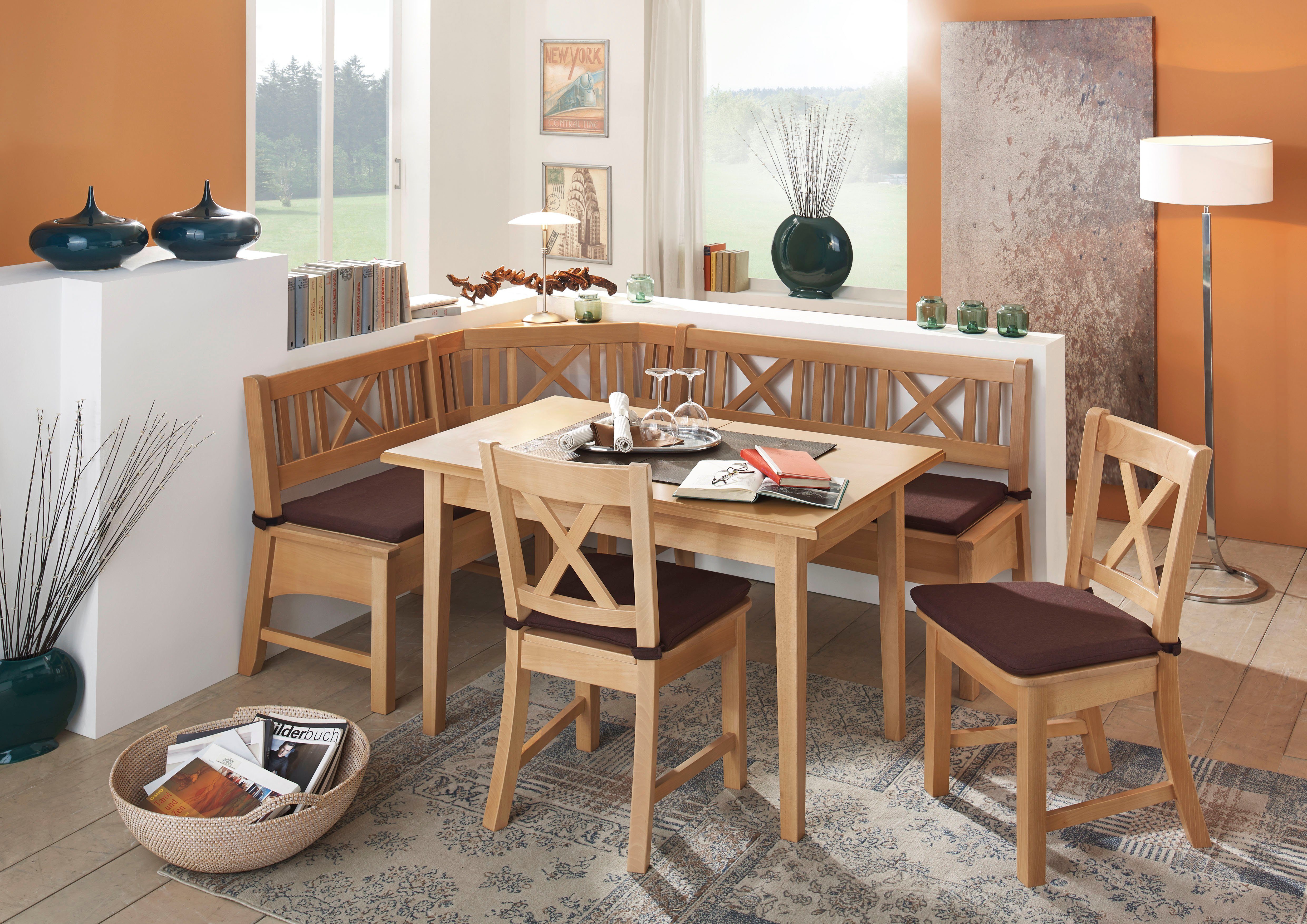 massivline&more Eckbankgruppe Bodensee, (Set, 8-tlg)