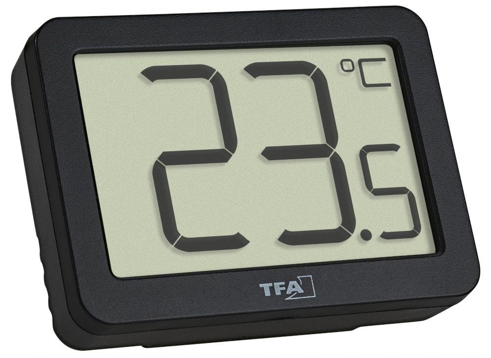 TFA Dostmann Raumthermometer digitales Thermometer TFA 30.1065 zur Temperaturkontrolle