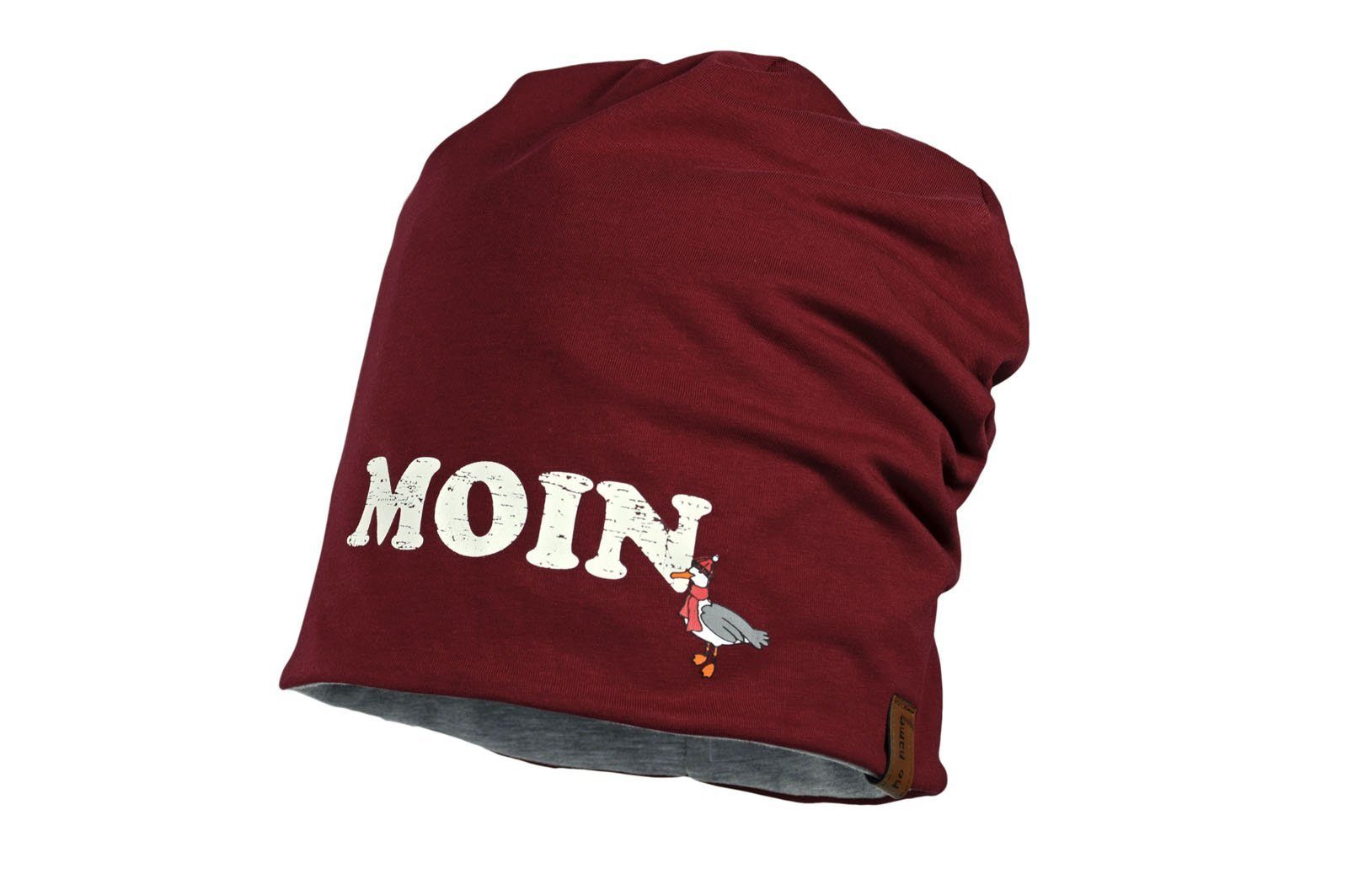 den Khaki Beanie Freien Sport Thinxx 1) „Moin“ Beanie im 1-St., Aufenthalte für (Beutel, Ideal und Beauty Jersey