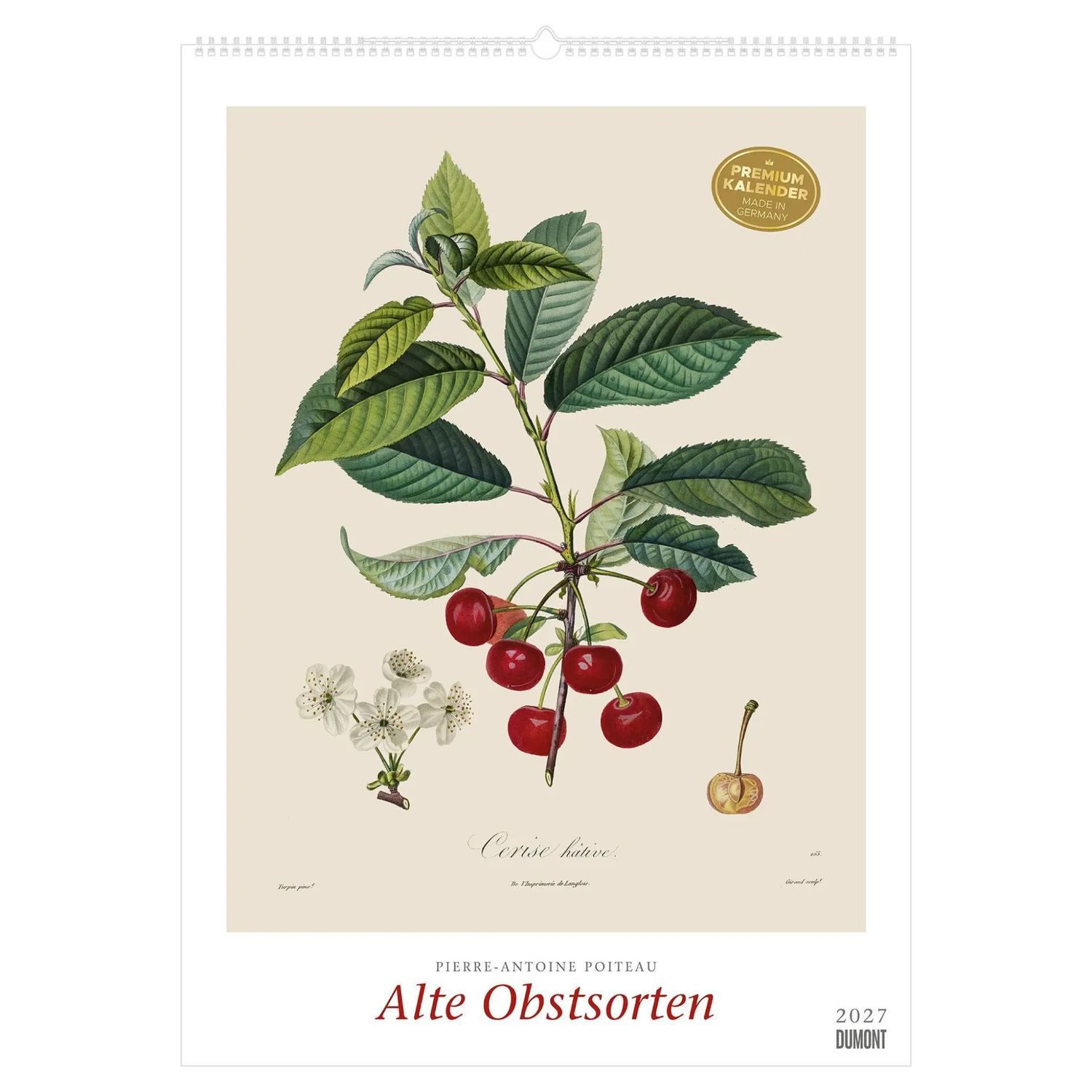 NEUMANN Wandkalender Alte Obstsorten 2027