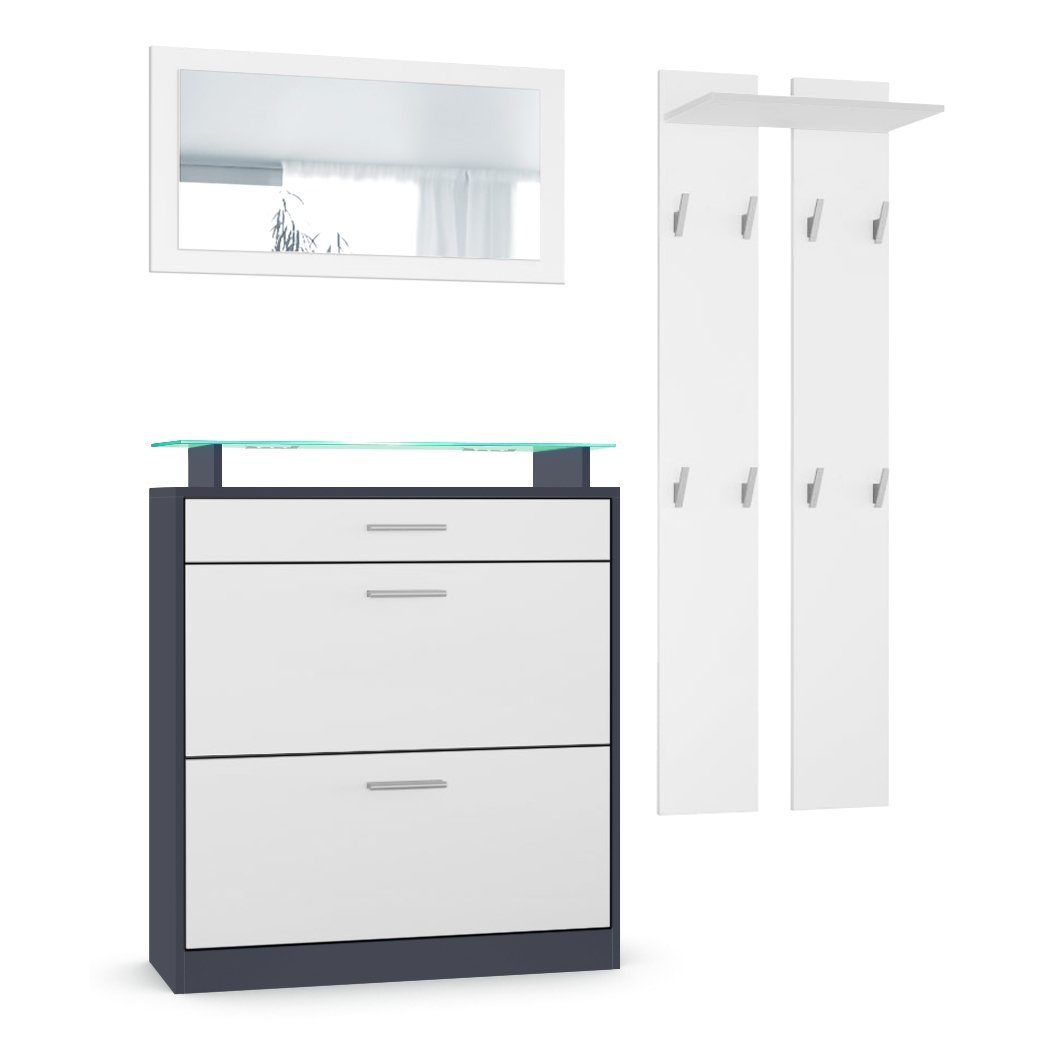 Vladon Garderoben-Set Loret, (Garderobenset bestehend aus günstig online kaufen