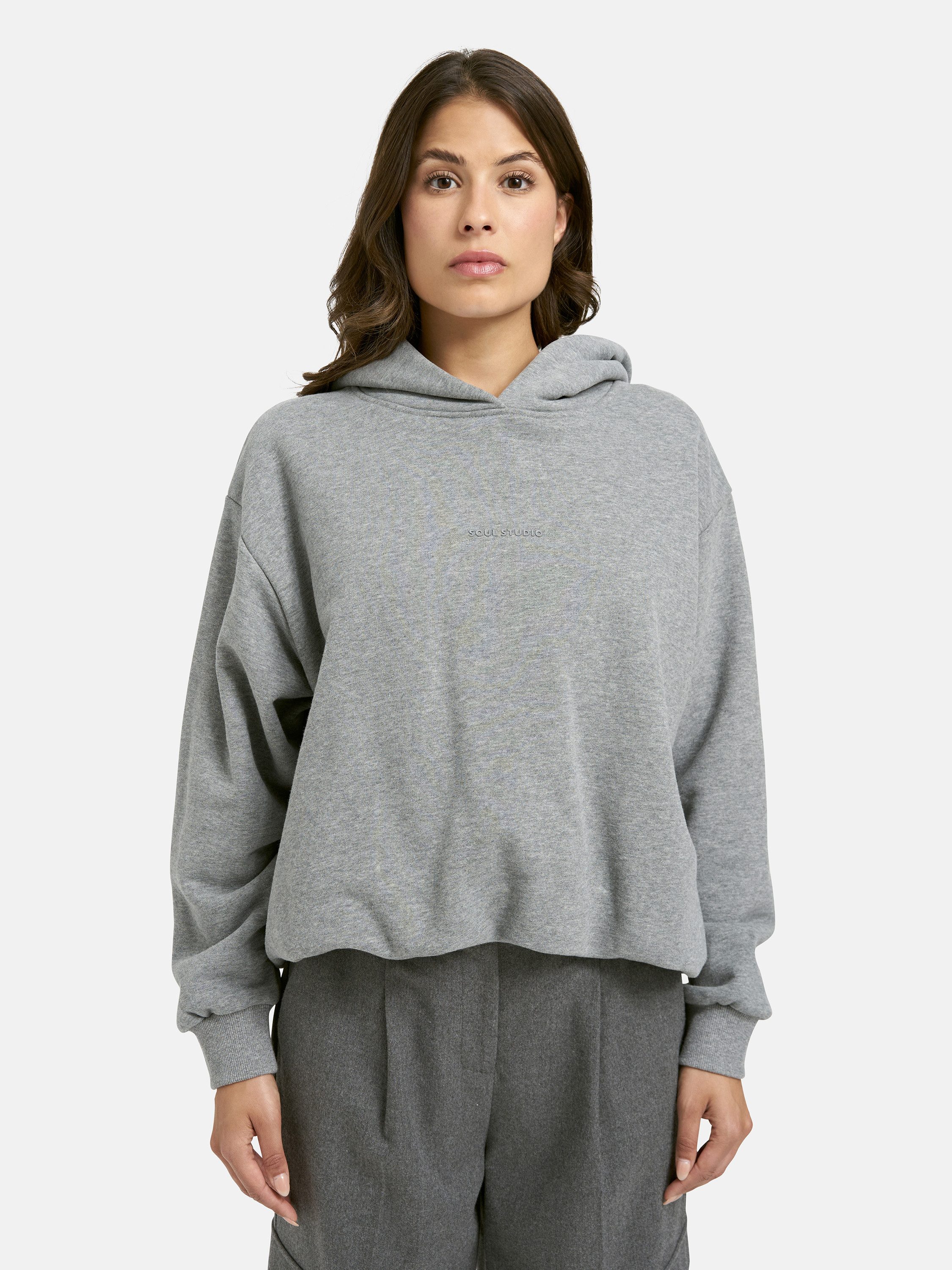 Smith & Soul Kapuzensweatshirt mit überschnittenen günstig online kaufen