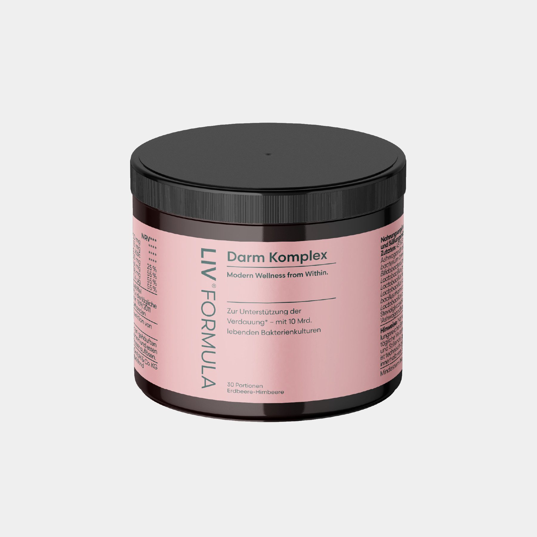LIV Natural Darm Komplex Erdbeere & Himbeere  Pulver, 120 g