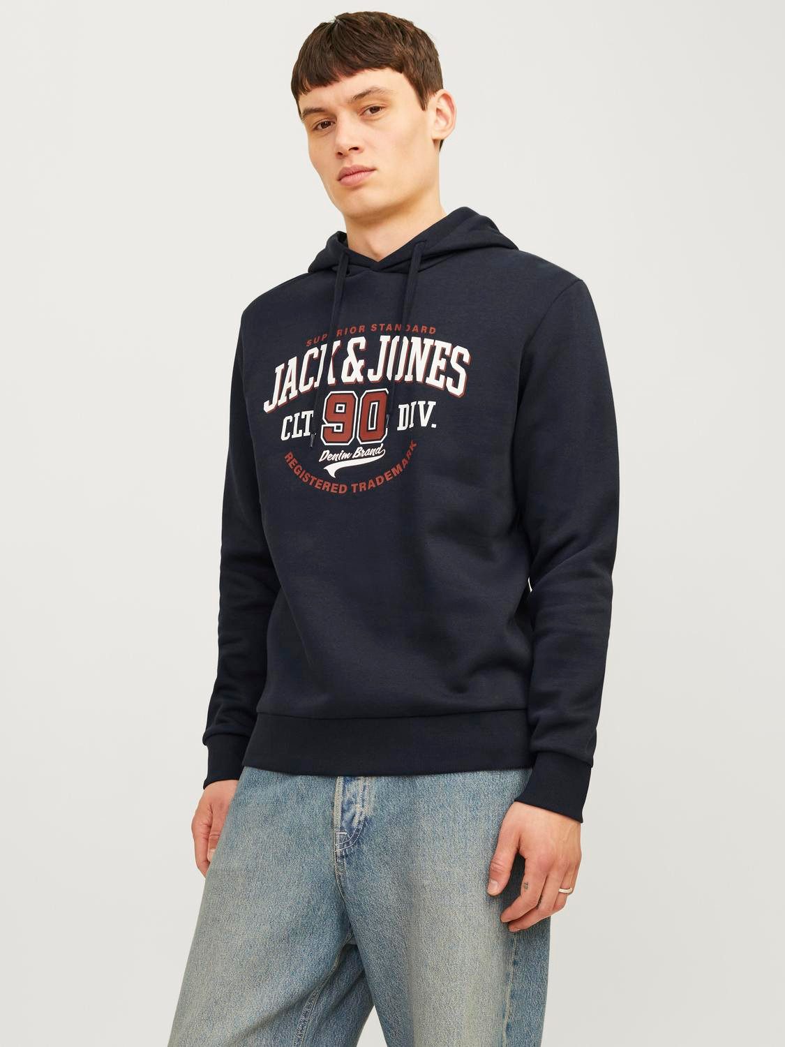 Jack & Jones Kapuzensweatshirt JJELOGO SWEAT günstig online kaufen