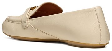 Geox D PALMARIA J Loafer Slipper, Festtagsschuh mit stylischer Zierschnalle, schmale Form