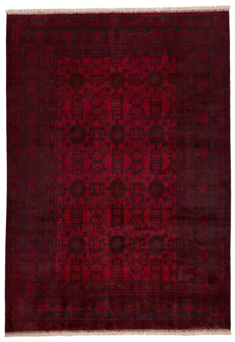 Orientteppich Afghan Mauri 201x289 Handgeknüpfter Orientteppich, Nain Trading, rechteckig, Höhe: 6 mm