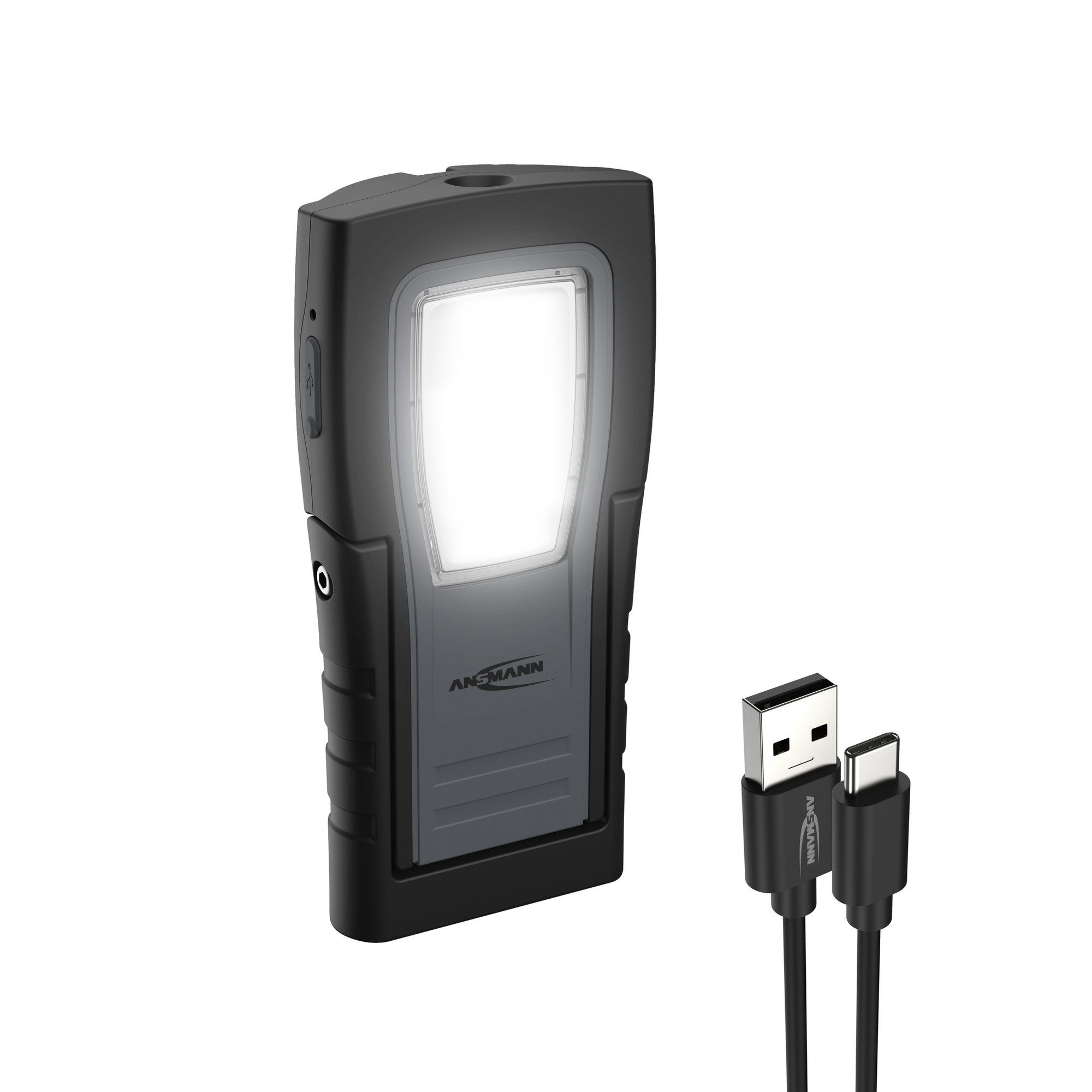 ANSMANN AG LED Arbeitsleuchte Wiederaufladbare Werkstattleuchte, im Pocket-Format, COB-LED