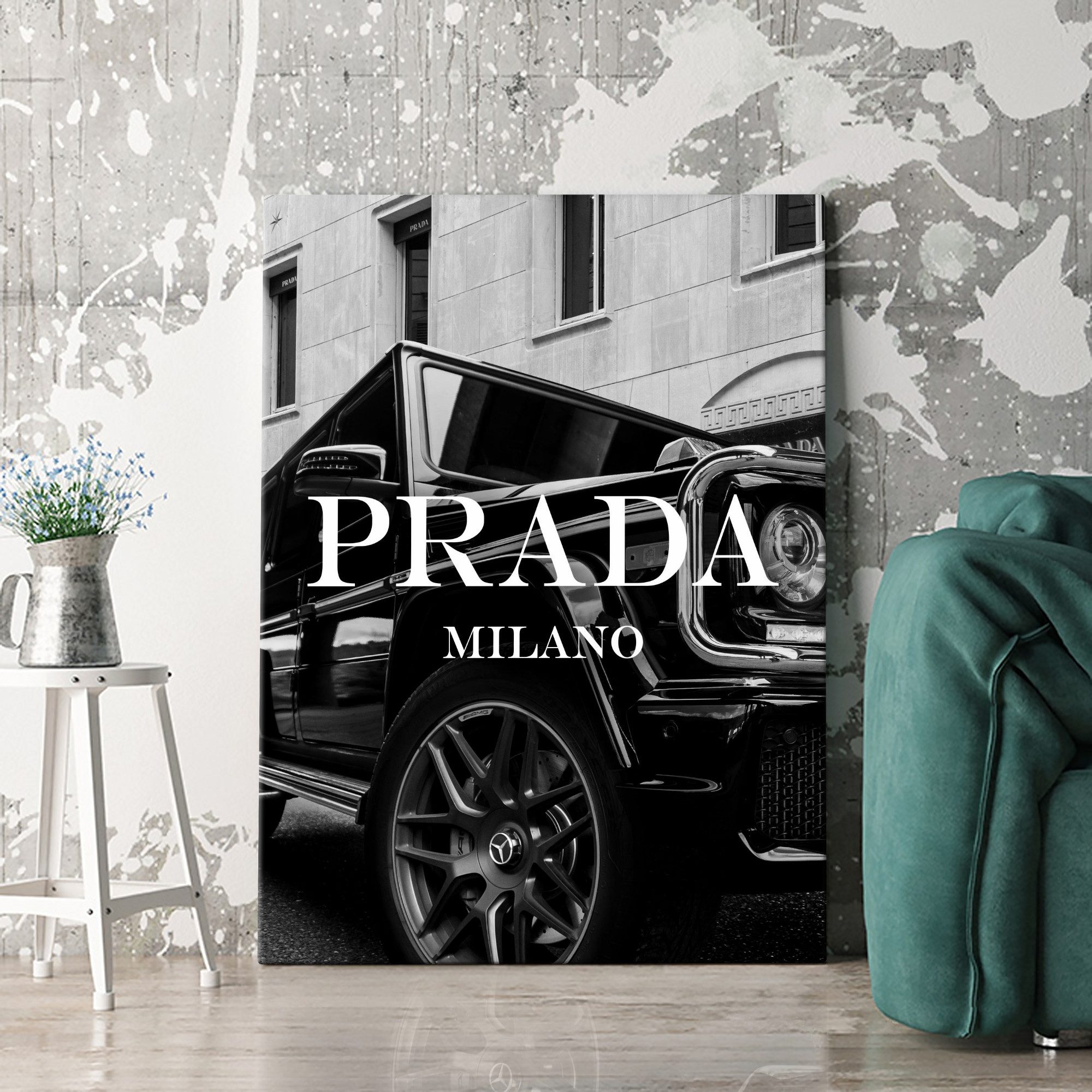 Artmazing Leinwandbild Milano G, XXL Leinwand 120x80, Poster & Kunstdrucke, günstig online kaufen