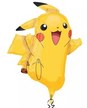 POKÉMON Folienballon Pokemon Pikachu und Freunde Geburtstag Deko Set 8tlg., Kinder Ballons Folienballon