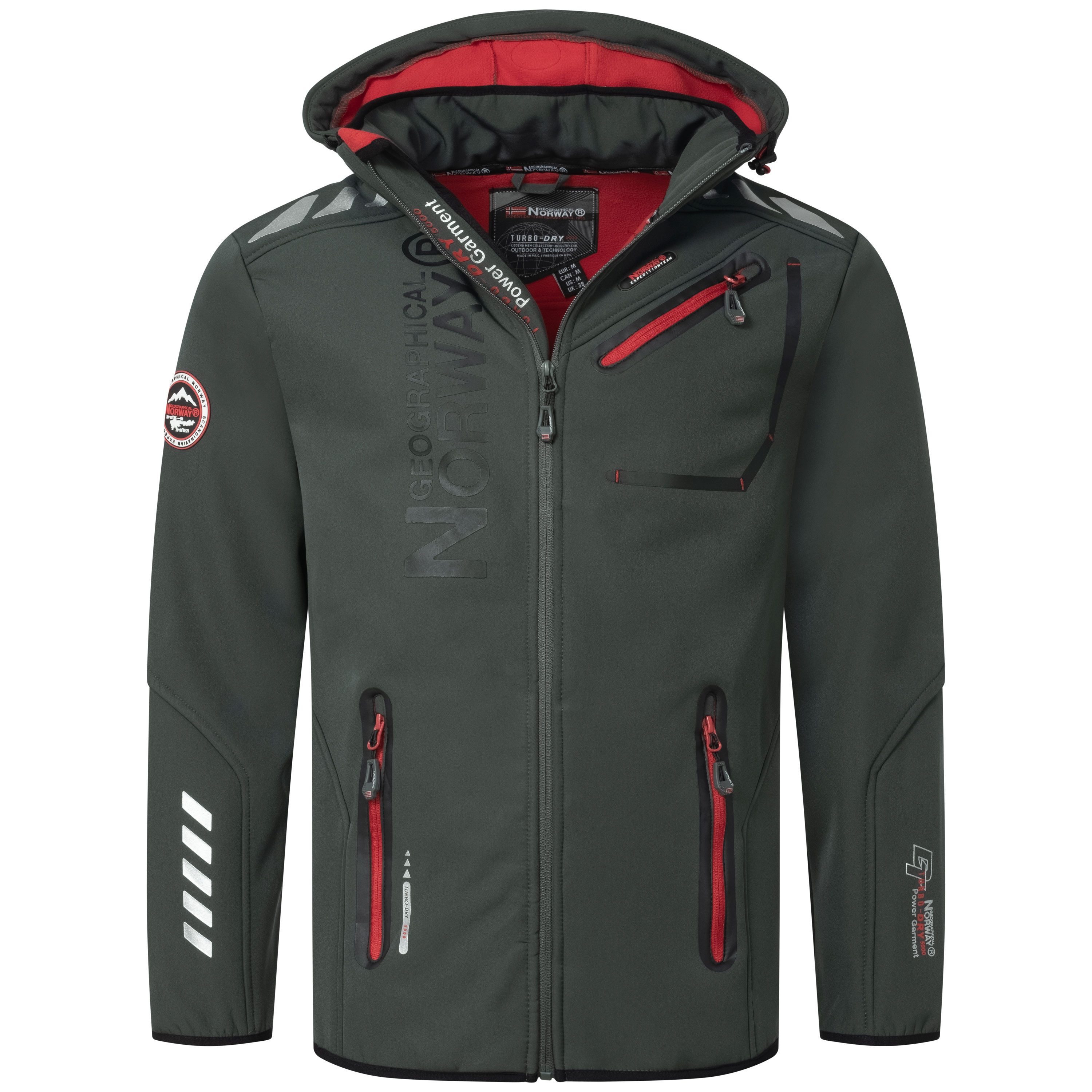 Geographical Norway Softshelljacke Herren Jacke Herbst Winter Regen Übergan günstig online kaufen