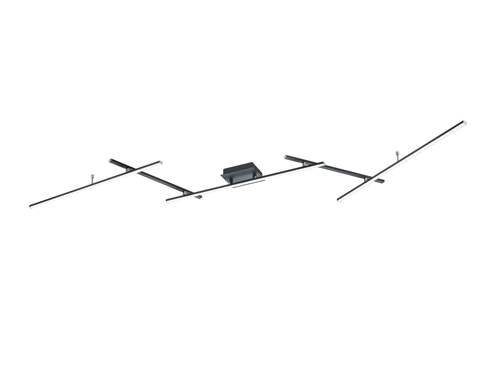 TRIO Leuchten LED Deckenleuchte Tageslicht & Fernbedienung, Breite 245cm, Dimmfunktion Farbwechsel, stufenlos dimmbar über Fernbedienung, …