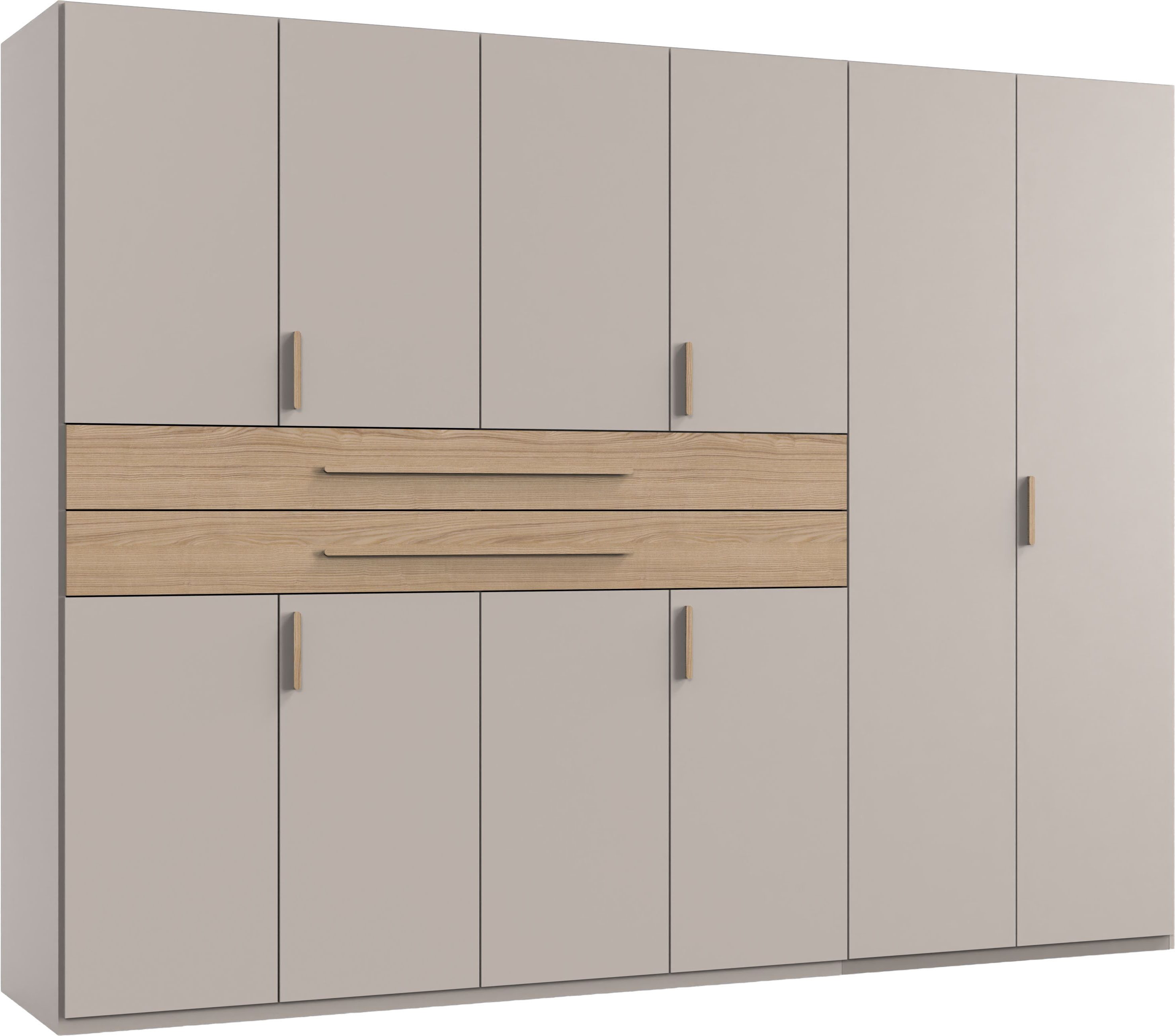 Wimex Drehtürenschrank Digit Kleiderschrank wahlweise mit oder ohne Spiegel (Schlafzimmer Schrank Bestseller im modernem Design) erhältlich in den Breiten 225cm oder 270cm (mit 8 oder 10 Türen)