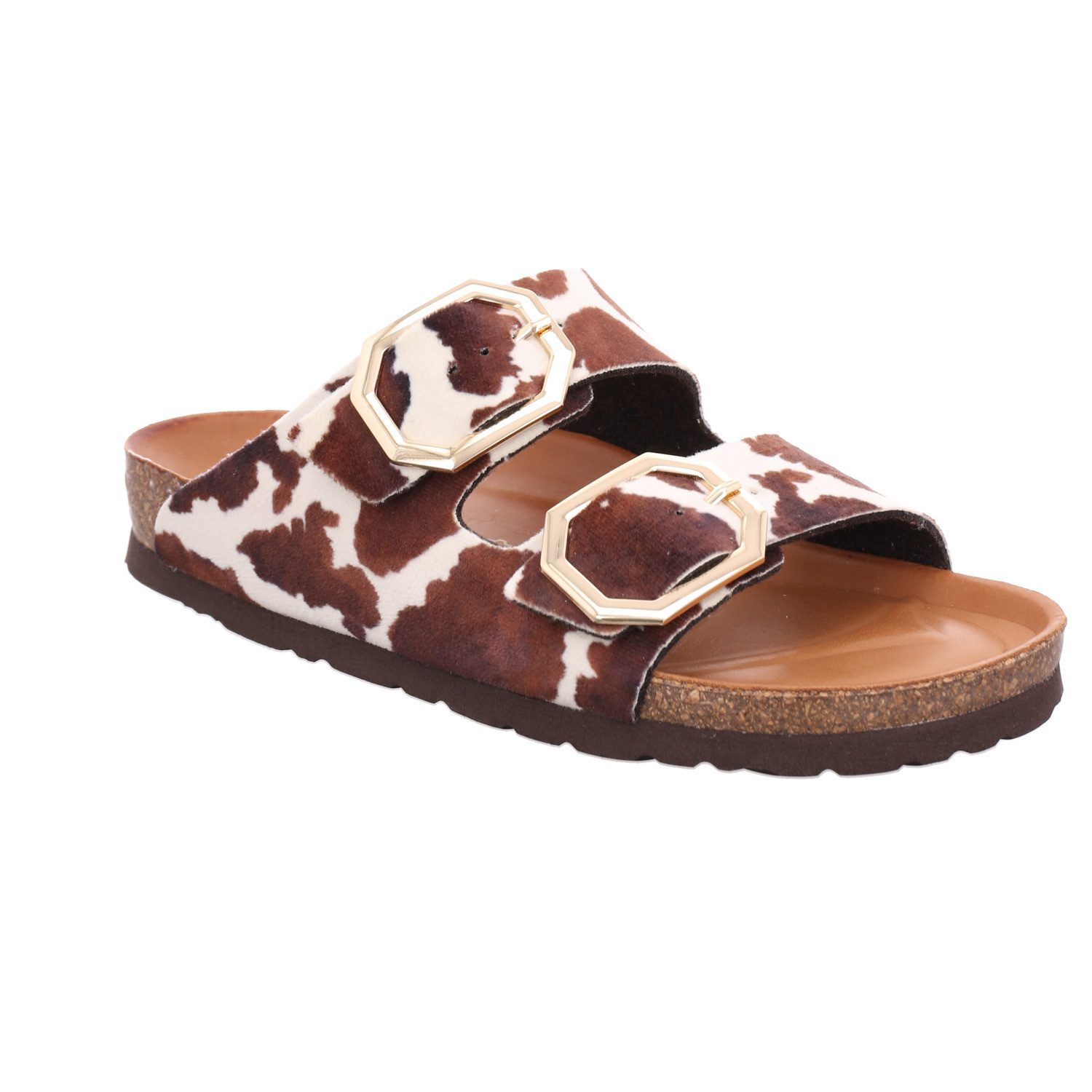 Rohde ALBA Pantolette Sommerschuh, Hausschuh mit zwei verstellbaren Schnallen