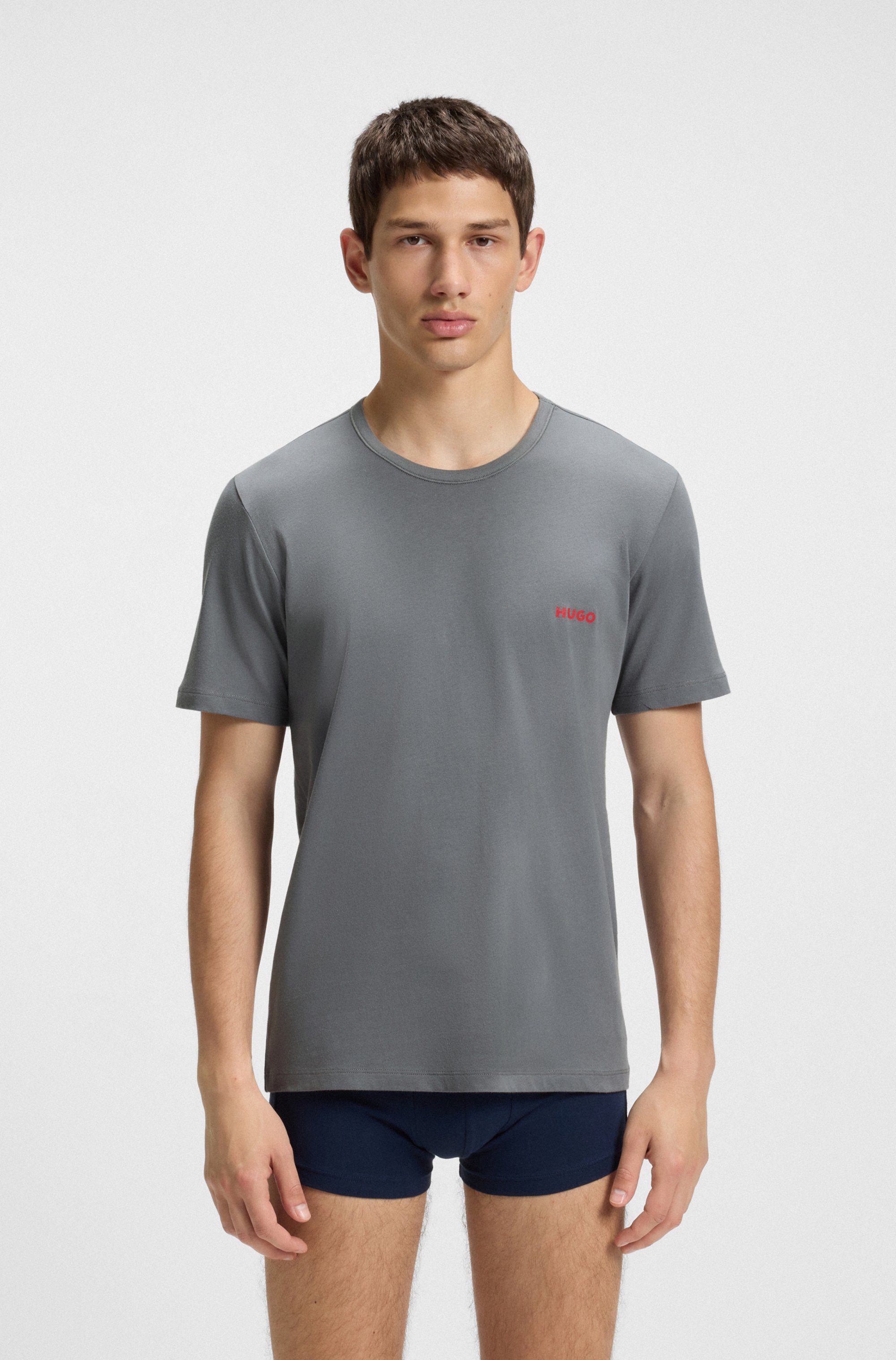 HUGO T-Shirt RN TRIPL (Packung, 3-tlg) günstig online kaufen