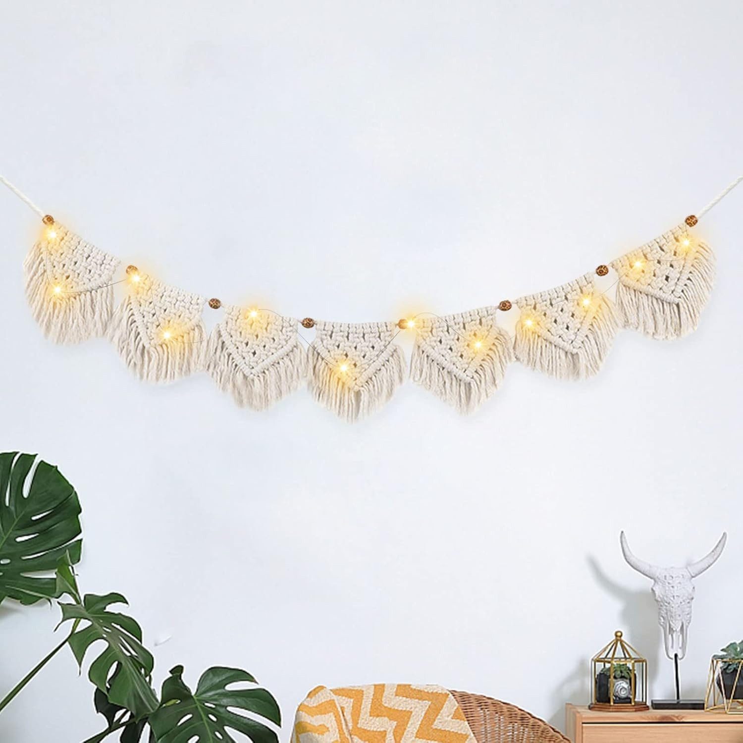 zggzerg Wandteppich Boho Deko Makramee Wandbehang, günstig online kaufen