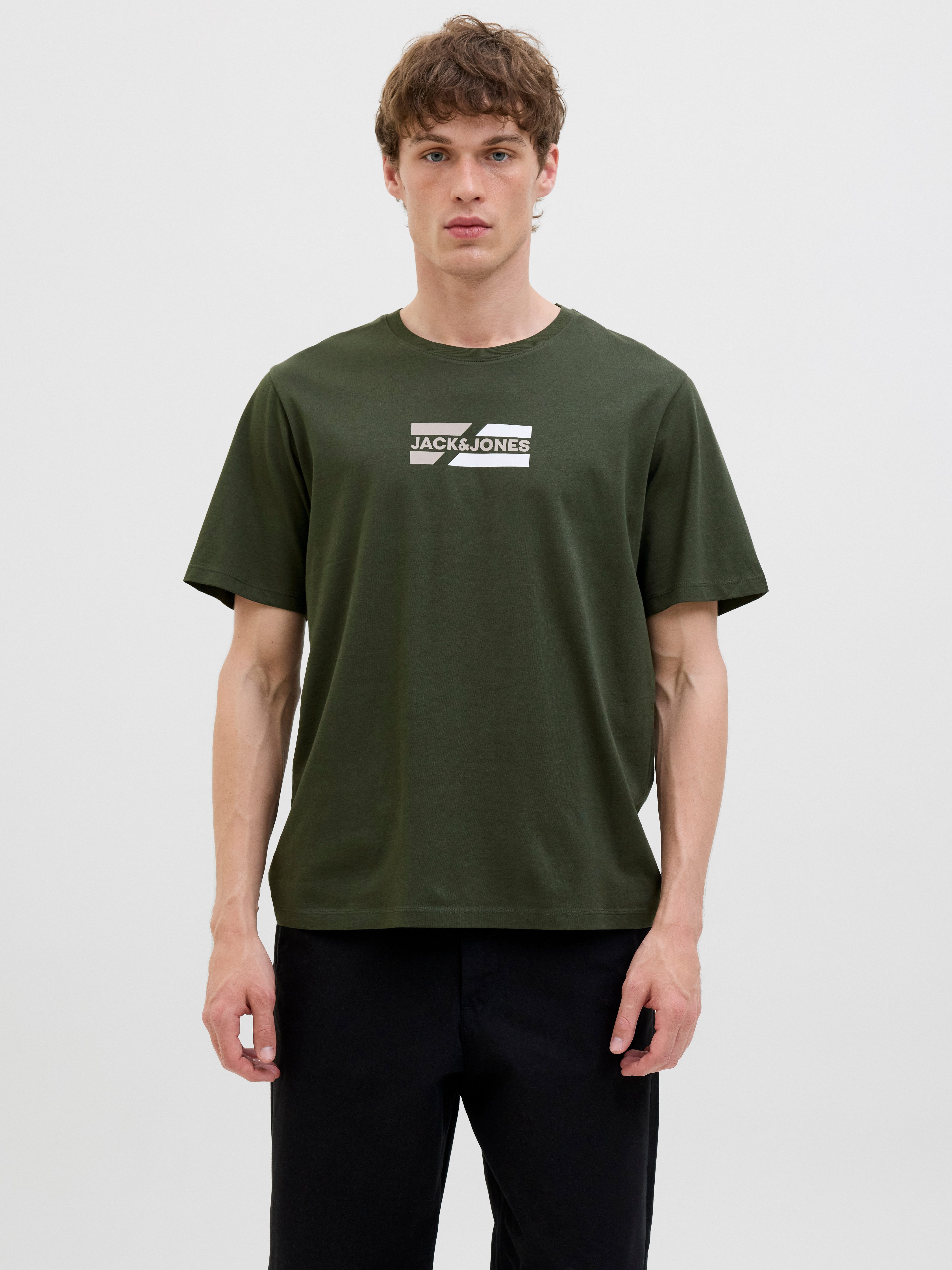 Jack & Jones Rundhalsshirt JJECORP GRAPHIC günstig online kaufen